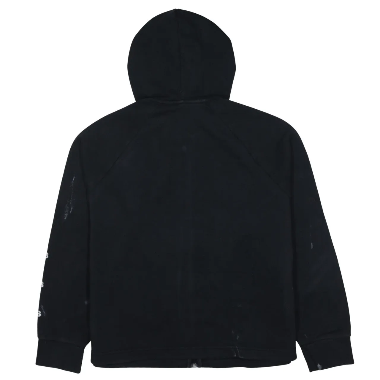 Adidas Black Full Zip Hoodie Women’s XXLarge Sleeve Printed Logos Casual Sweatshirt Top sold by Vintage Club product image thumbnail 2