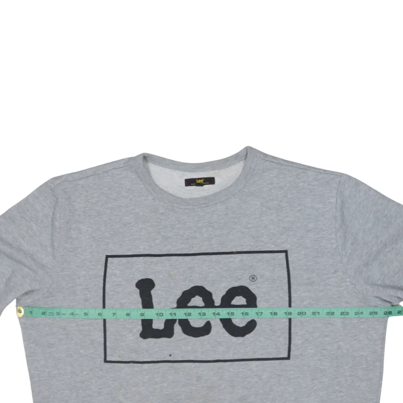 Lee Grey Sweatshirt Women's XXLarge Bold Printed Logo Crewneck Pullover Fleece Top sold by Vintage Club product image thumbnail 5