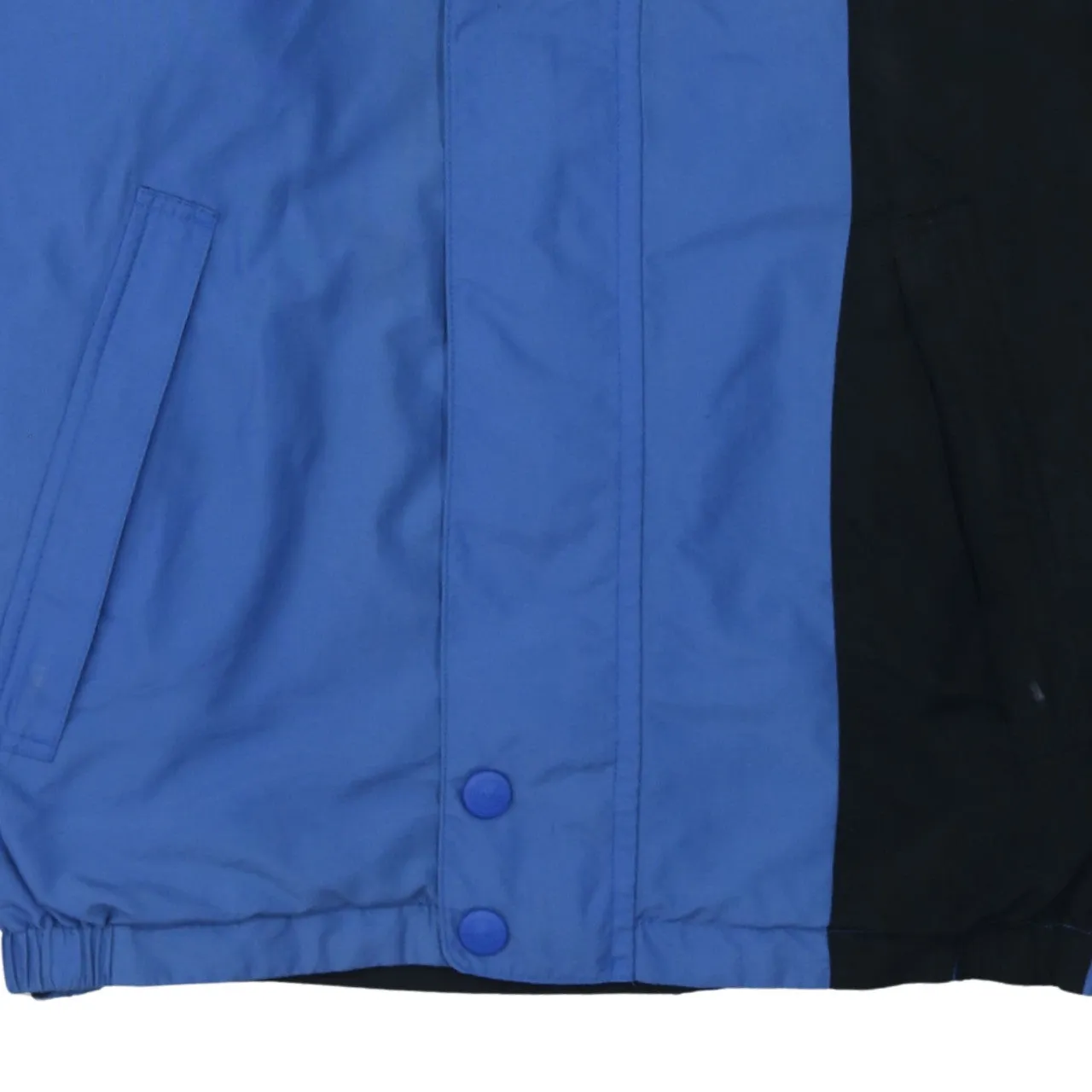 Nautica Blue Colourblock Windbreaker Jacket Men’s XXLarge Embroidered Logo Hooded Nautica Competition Outerwear sold by Vintage Club product image thumbnail 4
