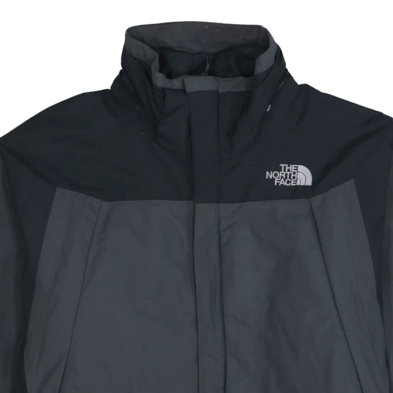 The North Face Black Grey Jacket Men's XLarge Embroidered Logo Gore Tex Shell Windbreaker sold by Vintage Club product image thumbnail 3