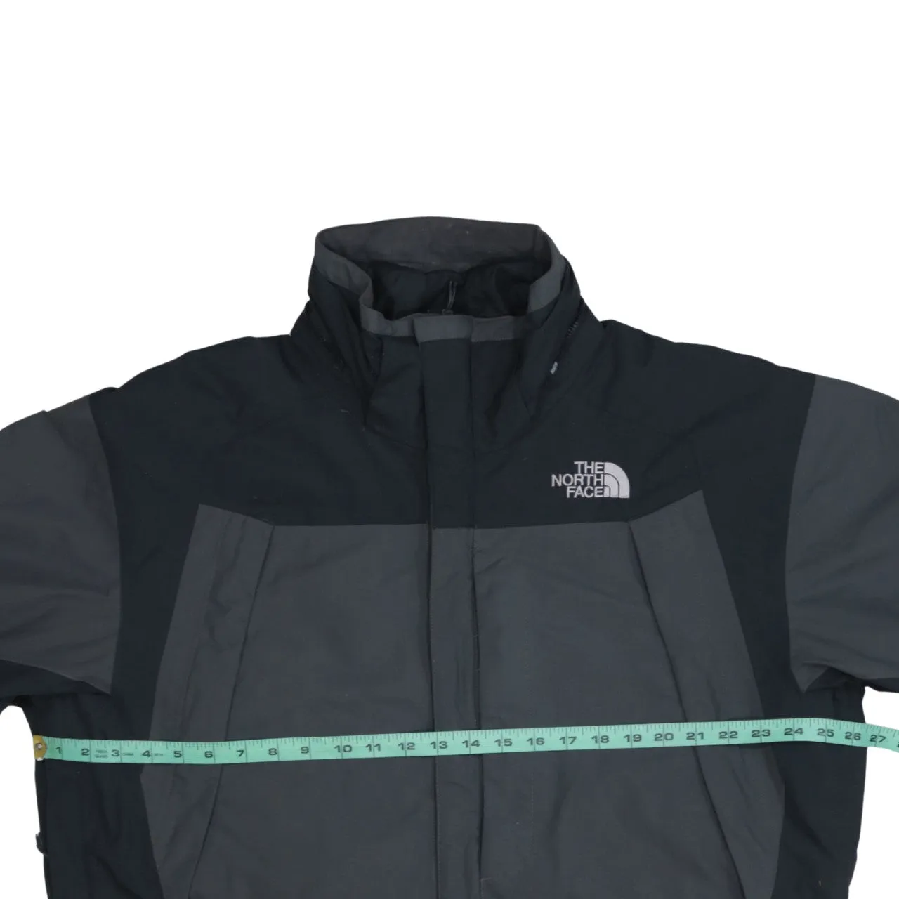 The North Face Black Grey Jacket Men's XLarge Embroidered Logo Gore Tex Shell Windbreaker sold by Vintage Club product image thumbnail 5