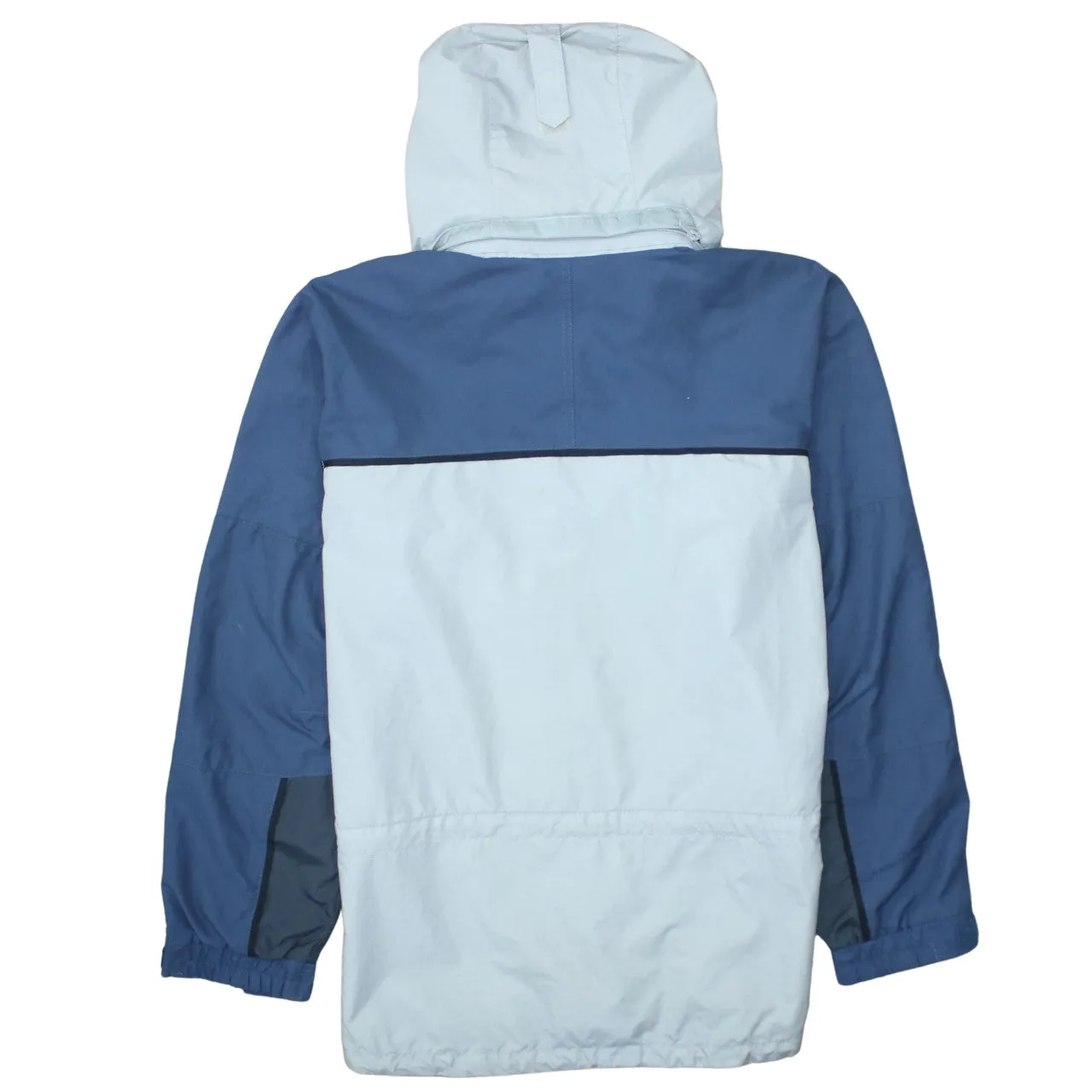 Columbia Light Blue Hooded Jacket Men's Medium Embroidered Logo Zip Pockets Windbreaker sold by Vintage Club product image thumbnail 2