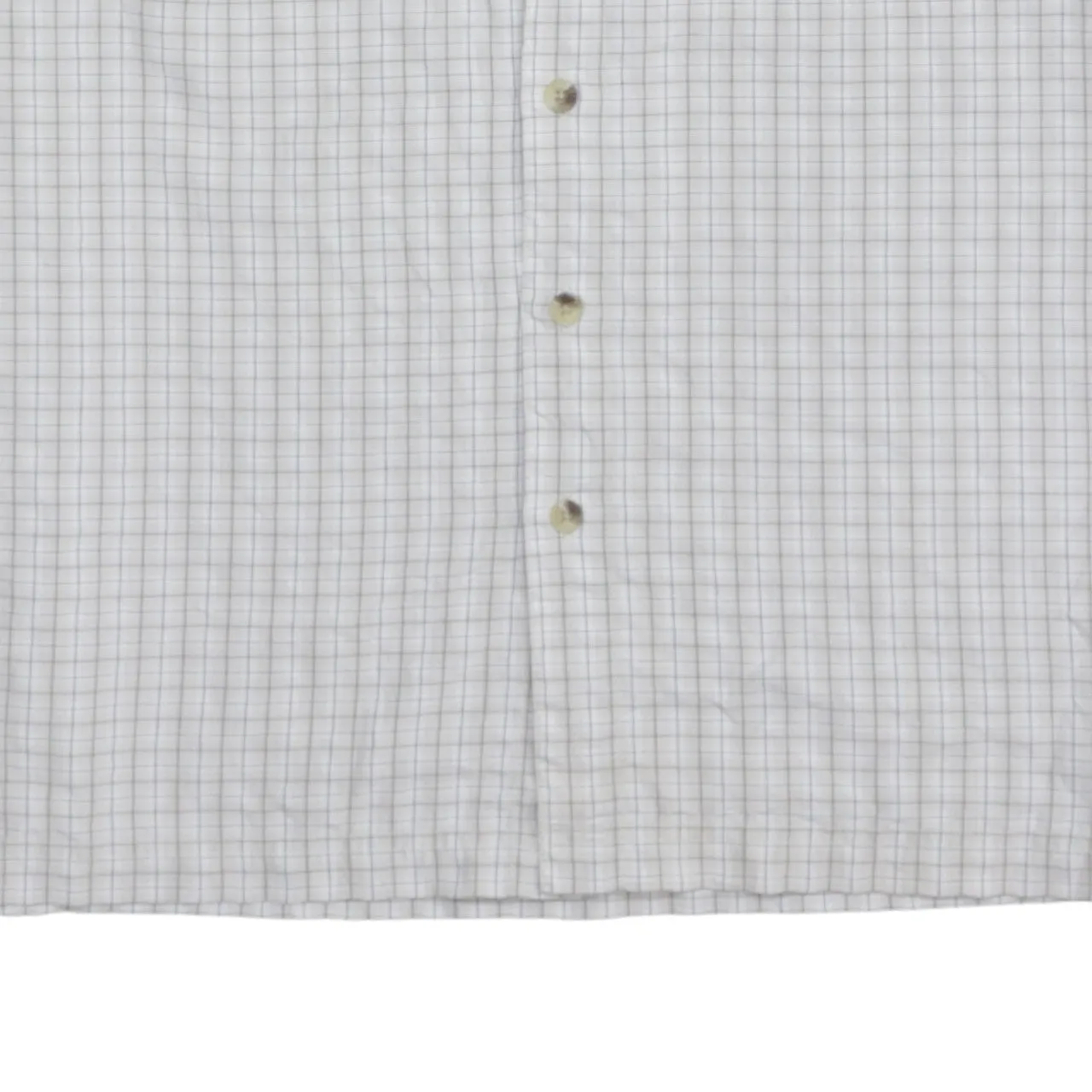 The North Face Beige Check Shirt Men's Large Short Sleeve Button Front Casual Top sold by Vintage Club product image thumbnail 4