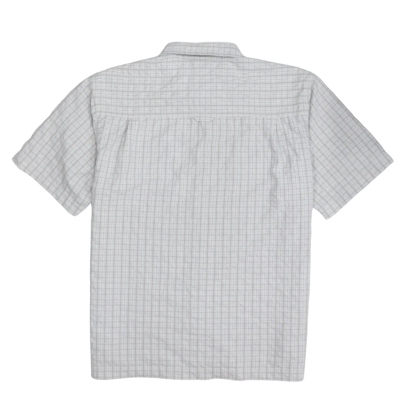 The North Face Beige Check Shirt Men's Large Short Sleeve Button Front Casual Top sold by Vintage Club product image thumbnail 2