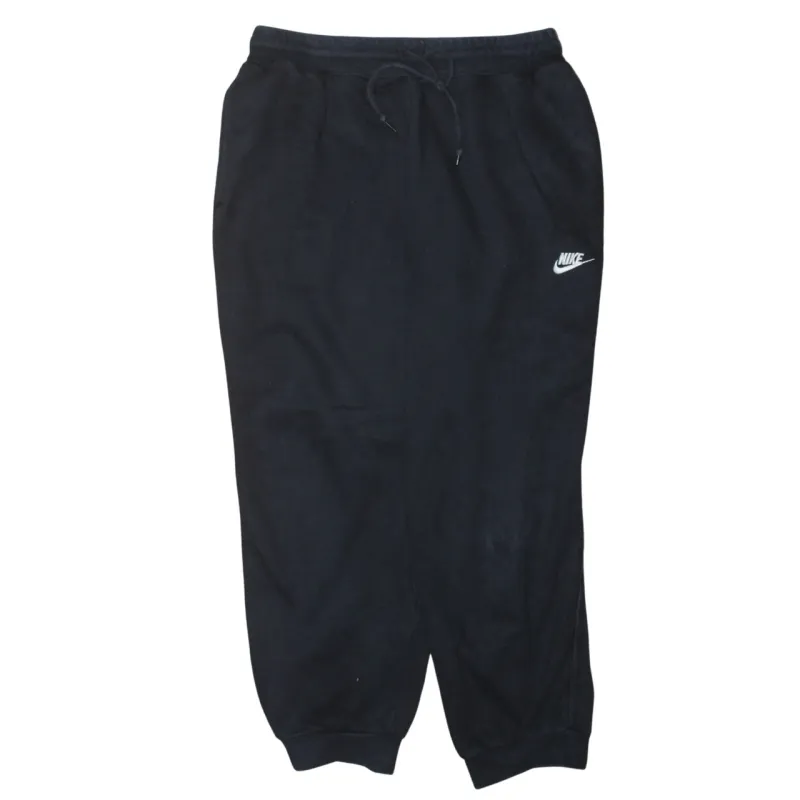 Nike Black Joggers Sweatpants Men's XLarge Embroidered Swoosh Elastic Waist Cuffed Hem Loungewear made by Nike