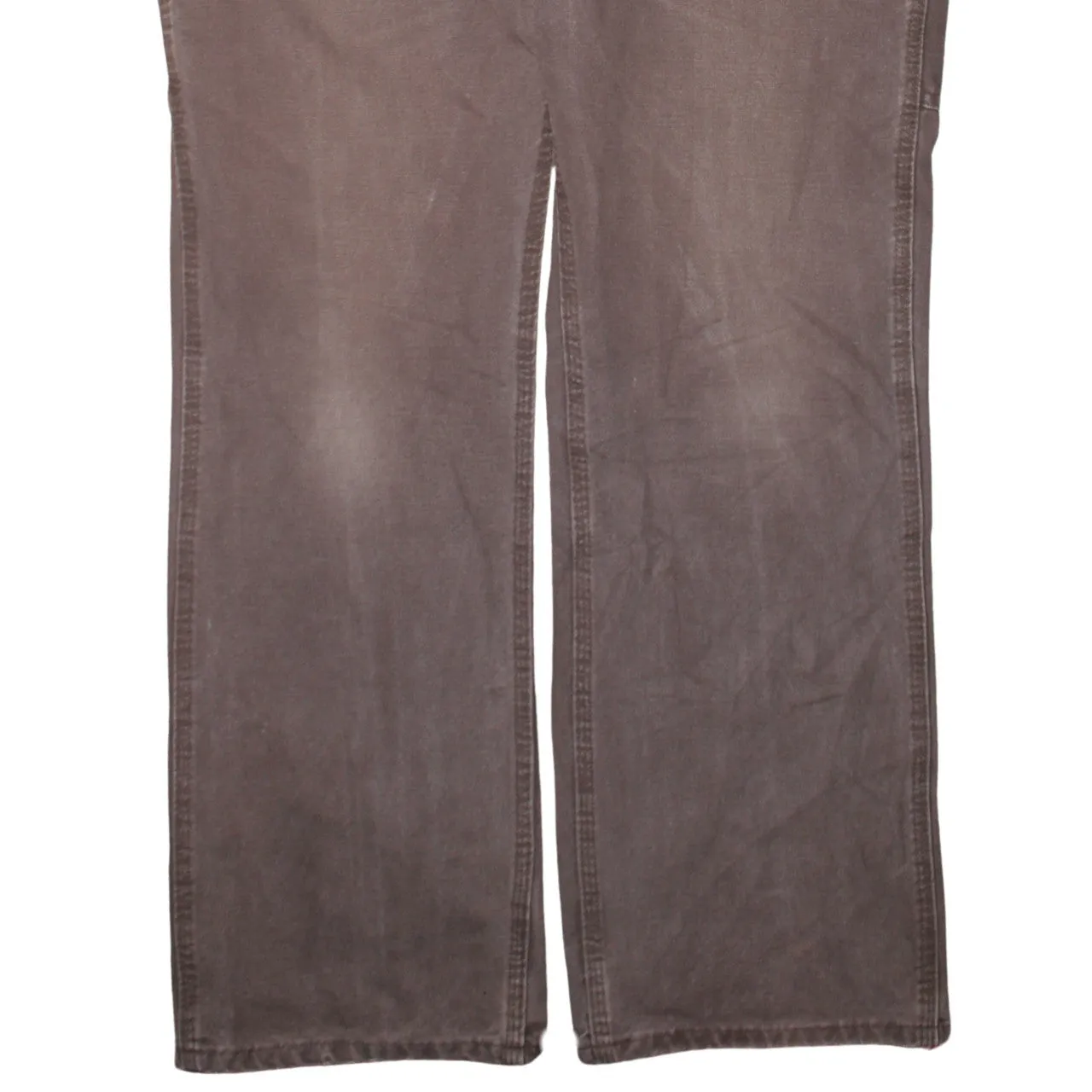 Carhartt Brown Work Trousers Men's 36 Utility Pockets Faded Canvas Jeans Pants sold by Vintage Club product image thumbnail 4