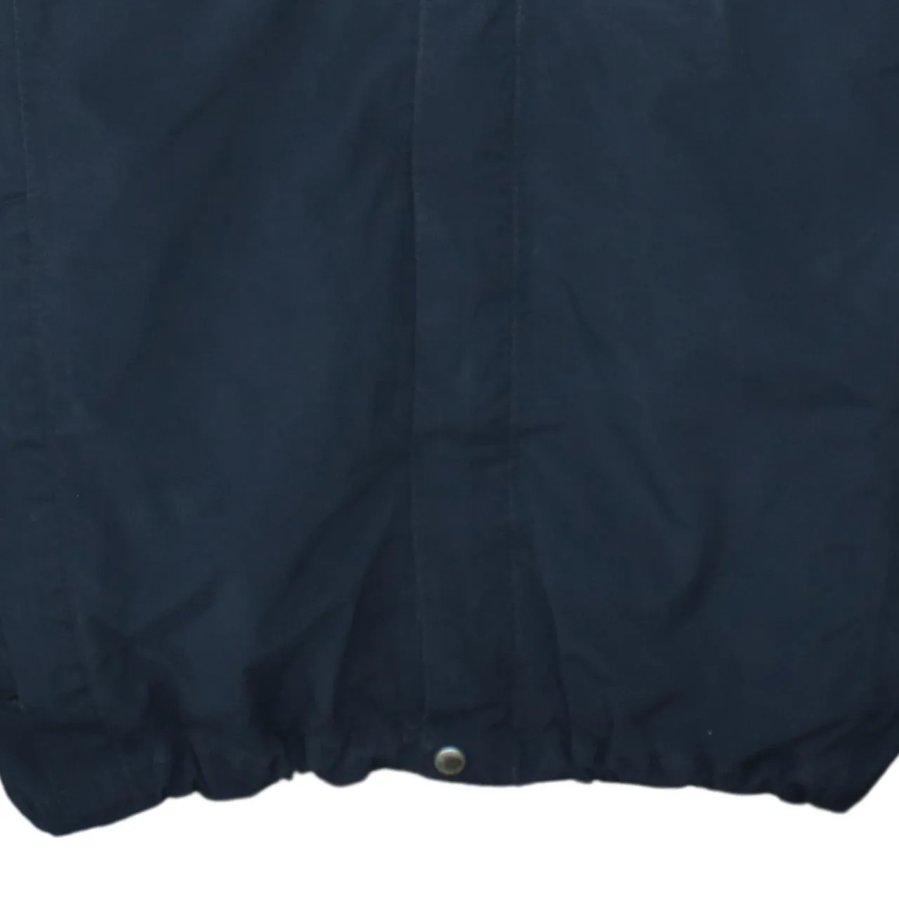 The North Face Navy Hooded Jacket Men's Large Embroidered Logos Elastic Hem Windbreaker sold by Vintage Club product image thumbnail 4