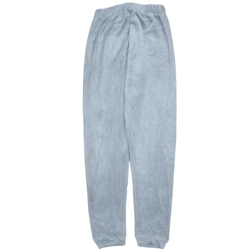 Retro Light Grey Fleece Joggers Men’s Small Elastic Waist Cuffed Lounge Sweatpants sold by Vintage Club