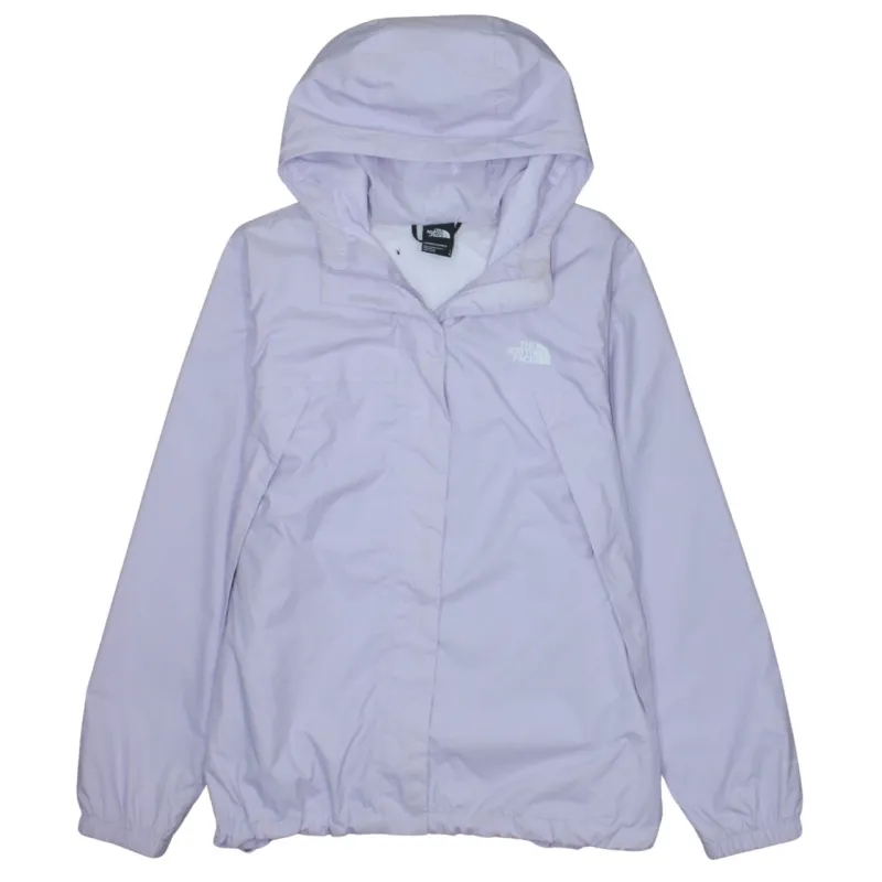 The North Face Lilac Hooded Windbreaker Women’s Large Embroidered Logo Zip Jacket made by The North Face