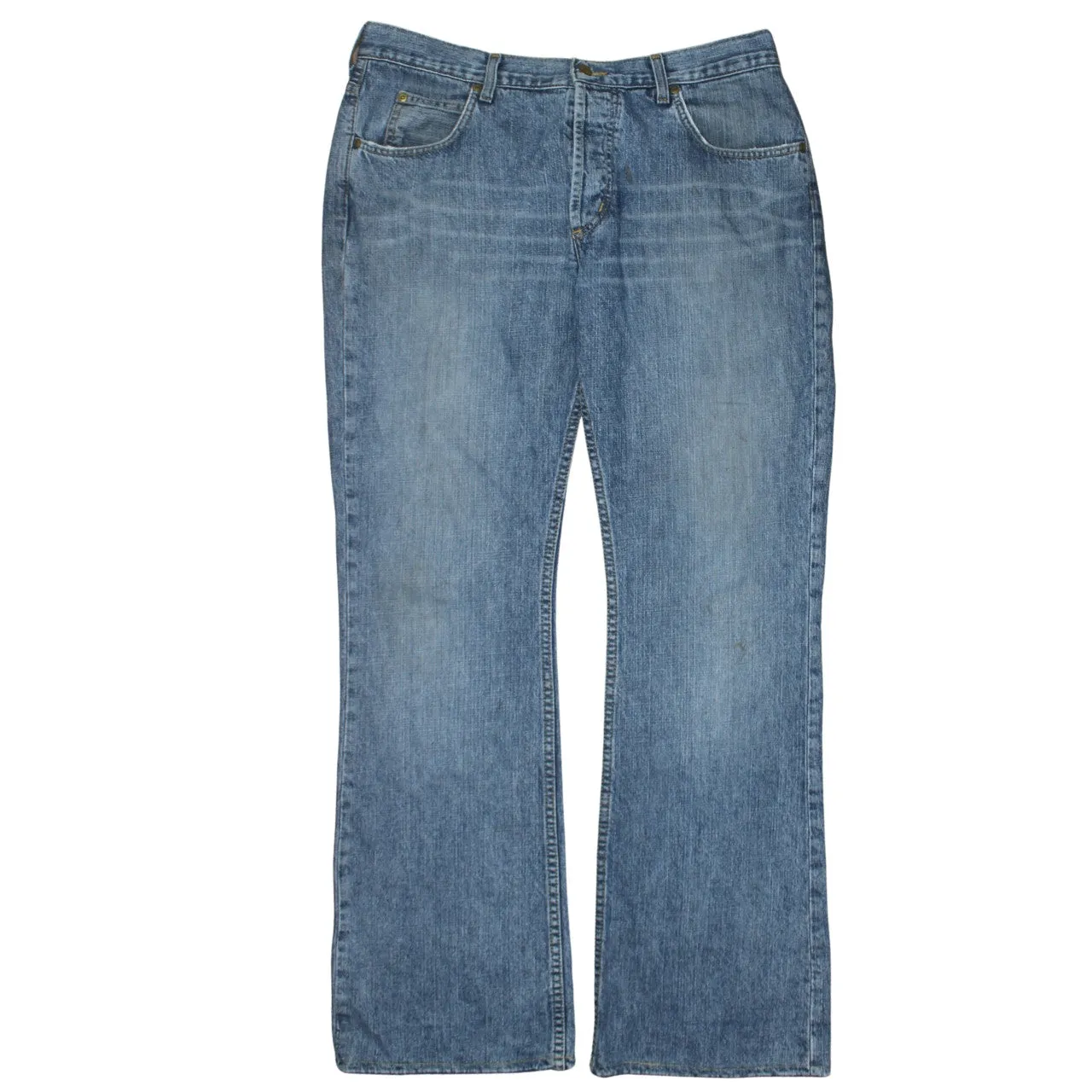 Lee Light Blue Jeans Men’s 36 Straight Leg Five Pocket Denim Trousers Pants sold by Vintage Club product image thumbnail 2