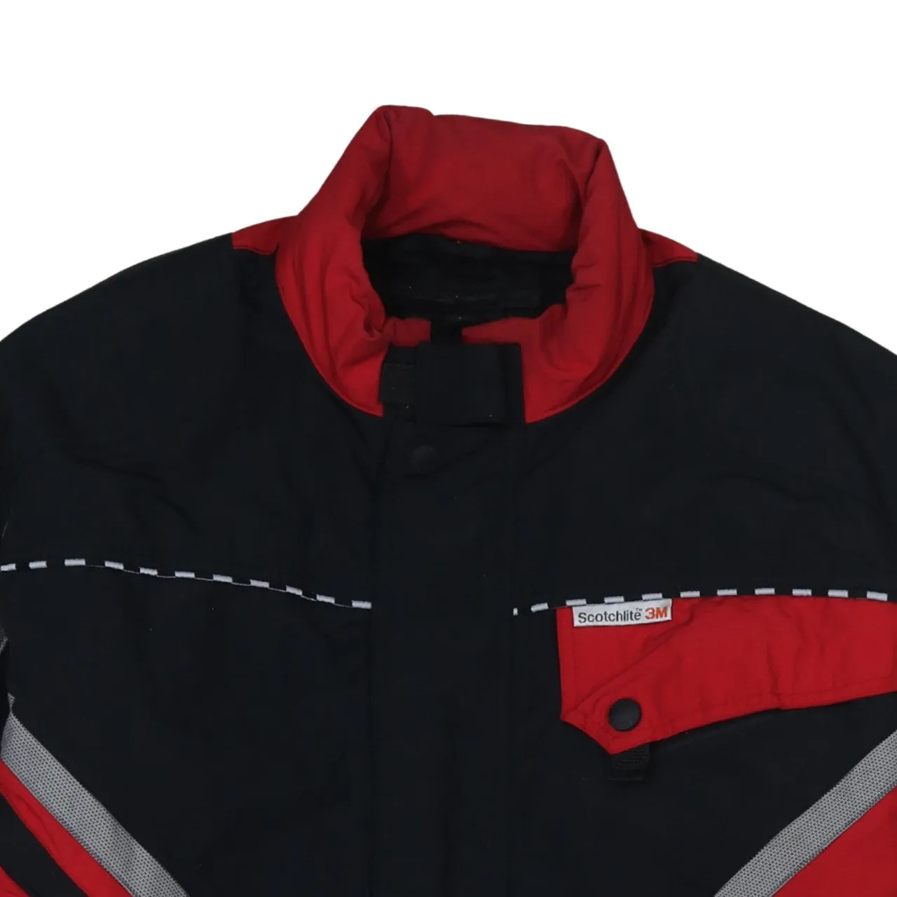 Cycle Spirit Black Red Jacket Men's Large Waterproof Reflective Pockets Motorcycle Outerwear sold by Vintage Club product image thumbnail 3