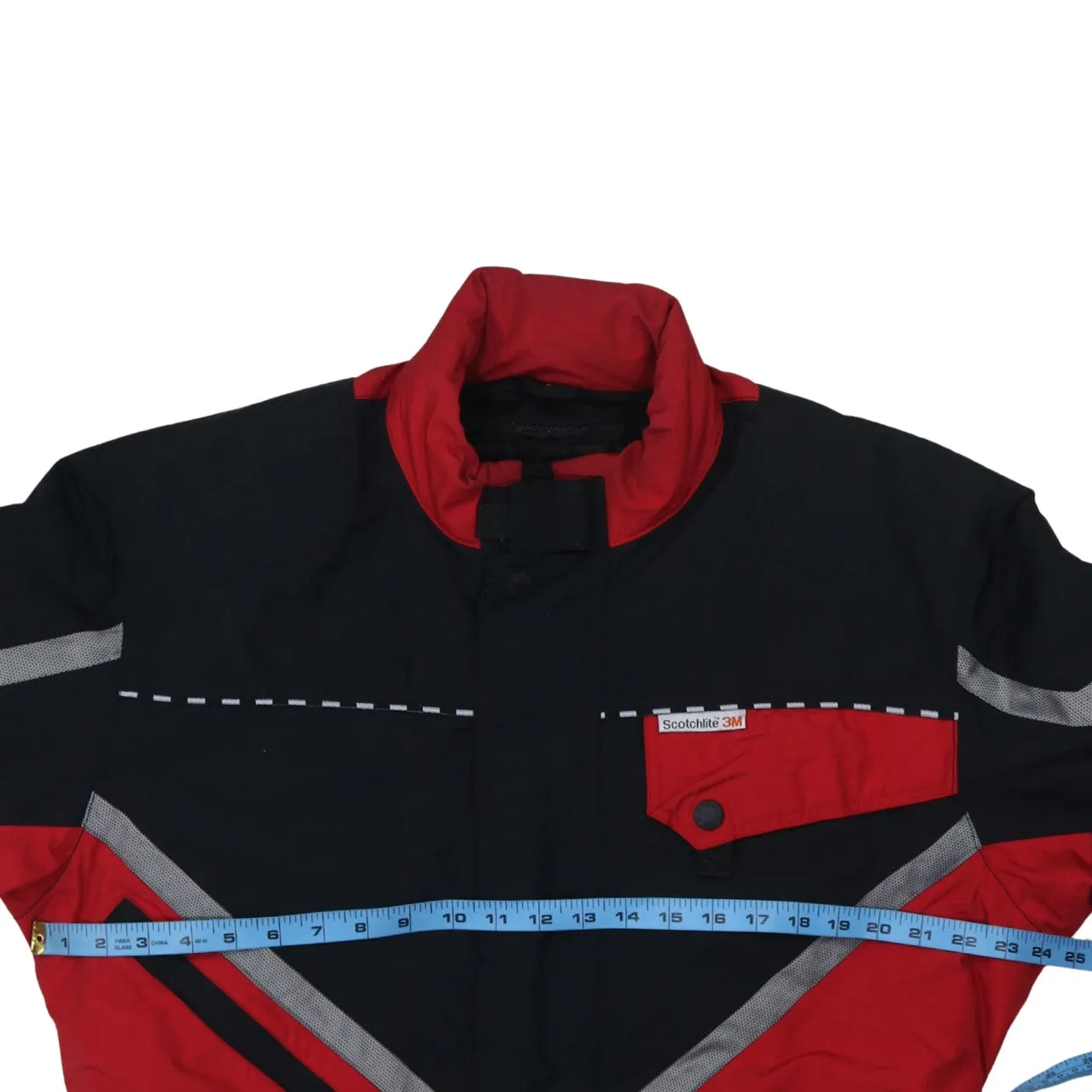 Cycle Spirit Black Red Jacket Men's Large Waterproof Reflective Pockets Motorcycle Outerwear sold by Vintage Club product image thumbnail 5