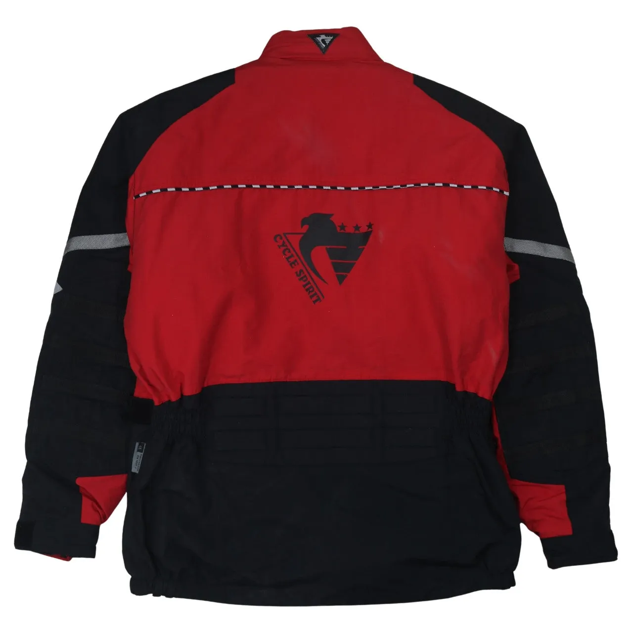 Cycle Spirit Black Red Jacket Men's Large Waterproof Reflective Pockets Motorcycle Outerwear sold by Vintage Club product image thumbnail 2