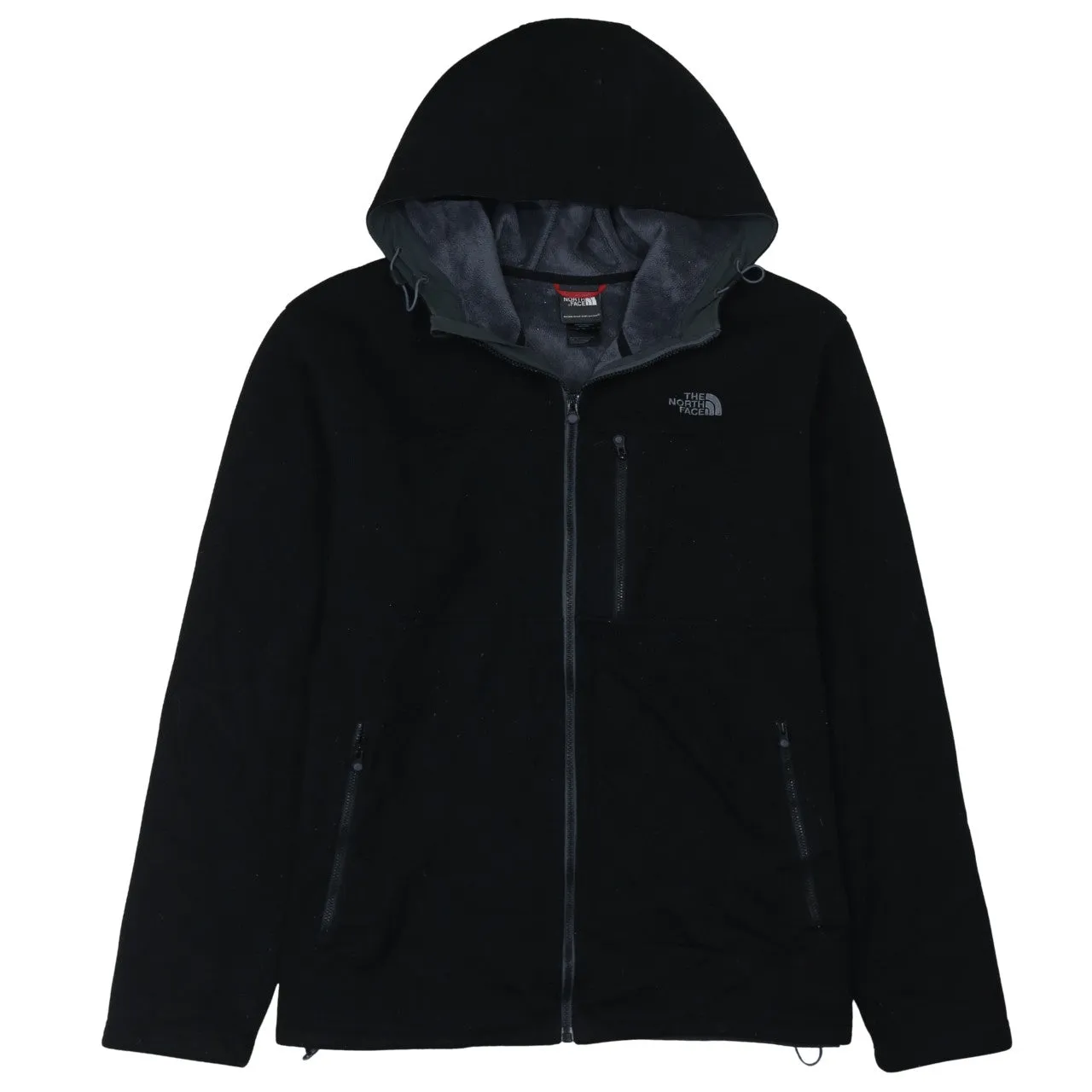 The North Face Black Fleece Hoodie Men’s XLarge Full Zip Embroidered Logo Pockets Jacket sold by Vintage Club