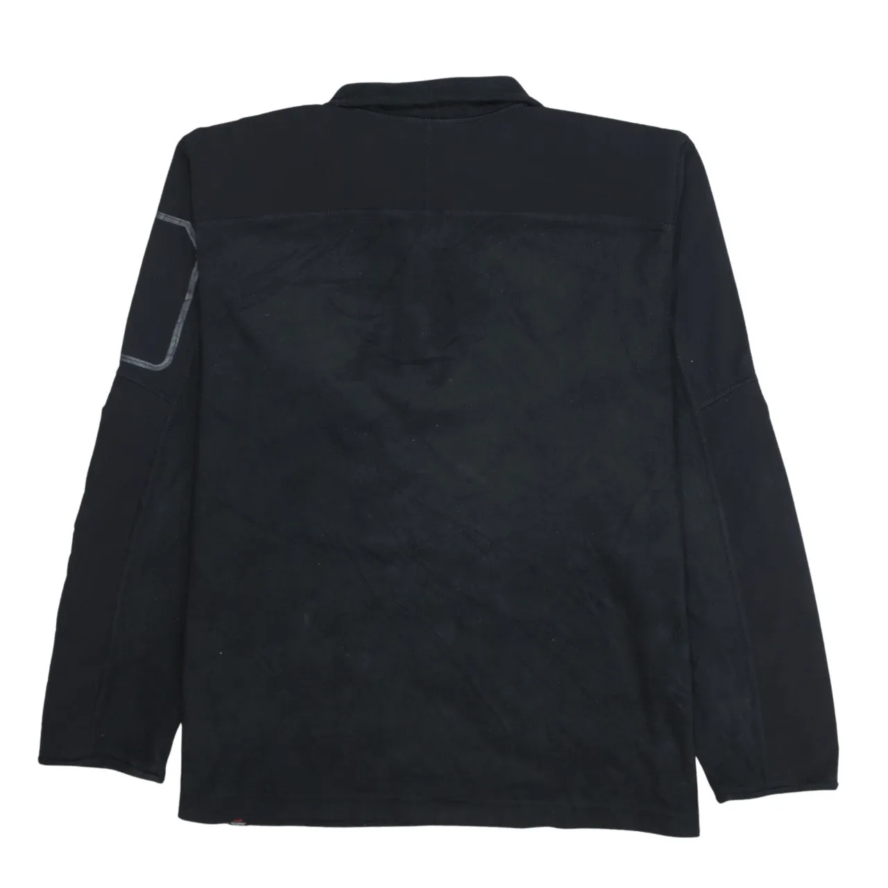 The North Face Black Fleece Jumper Men's Large Embroidered Logo Quarter Zip Pullover Top sold by Vintage Club product image thumbnail 2