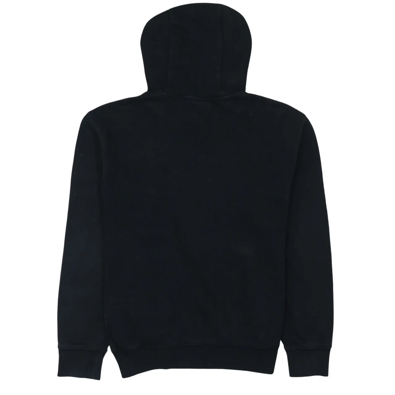 Nike Black Hoodie Men’s XSmall Printed Multi Swoosh Logo Front Pocket Pullover Sweatshirt sold by Vintage Club product image thumbnail 2