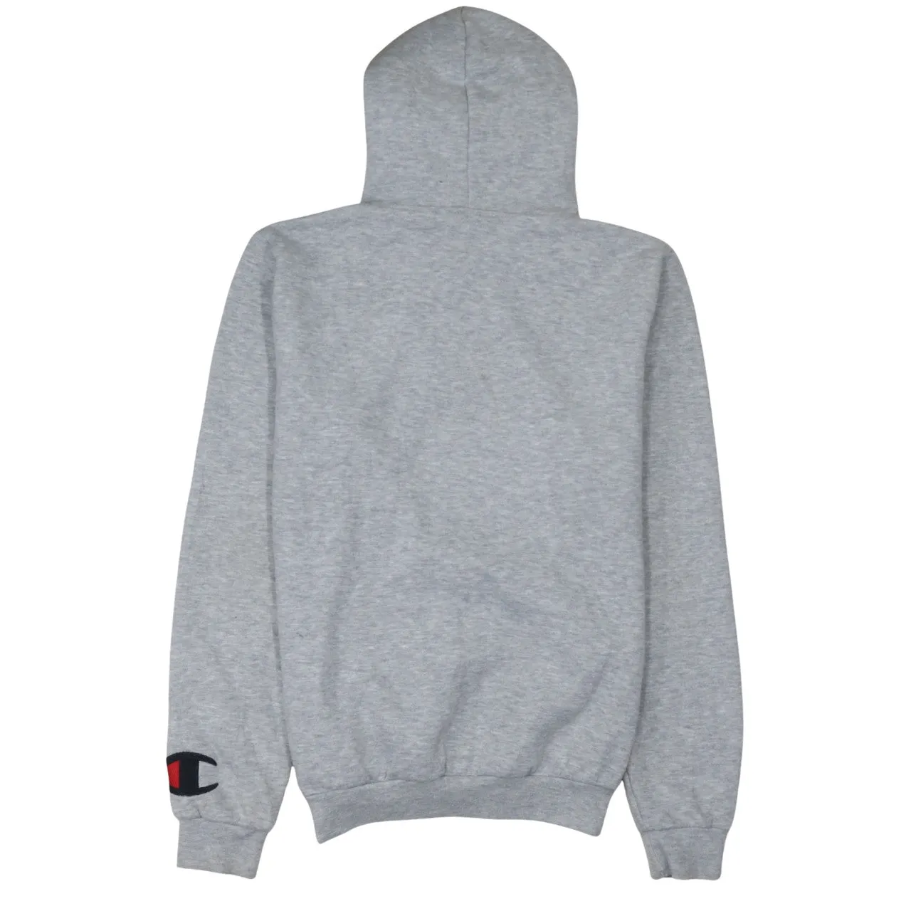 Champion Grey Hoodie Women’s XLarge Embroidered Script Logo Fleece Lined Pullover Sweatshirt sold by Vintage Club product image thumbnail 2
