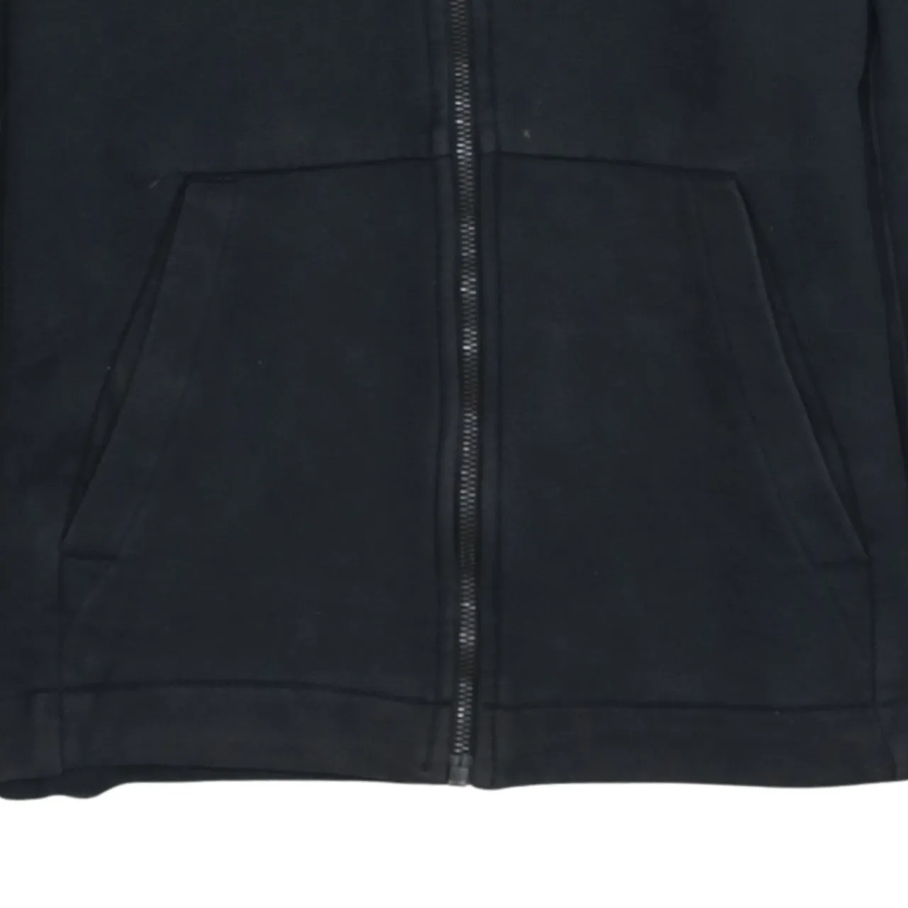 Nike Black Full Zip Hoodie Women’s Medium Small Swoosh Logo Split Pockets Sweatshirt sold by Vintage Club product image thumbnail 4