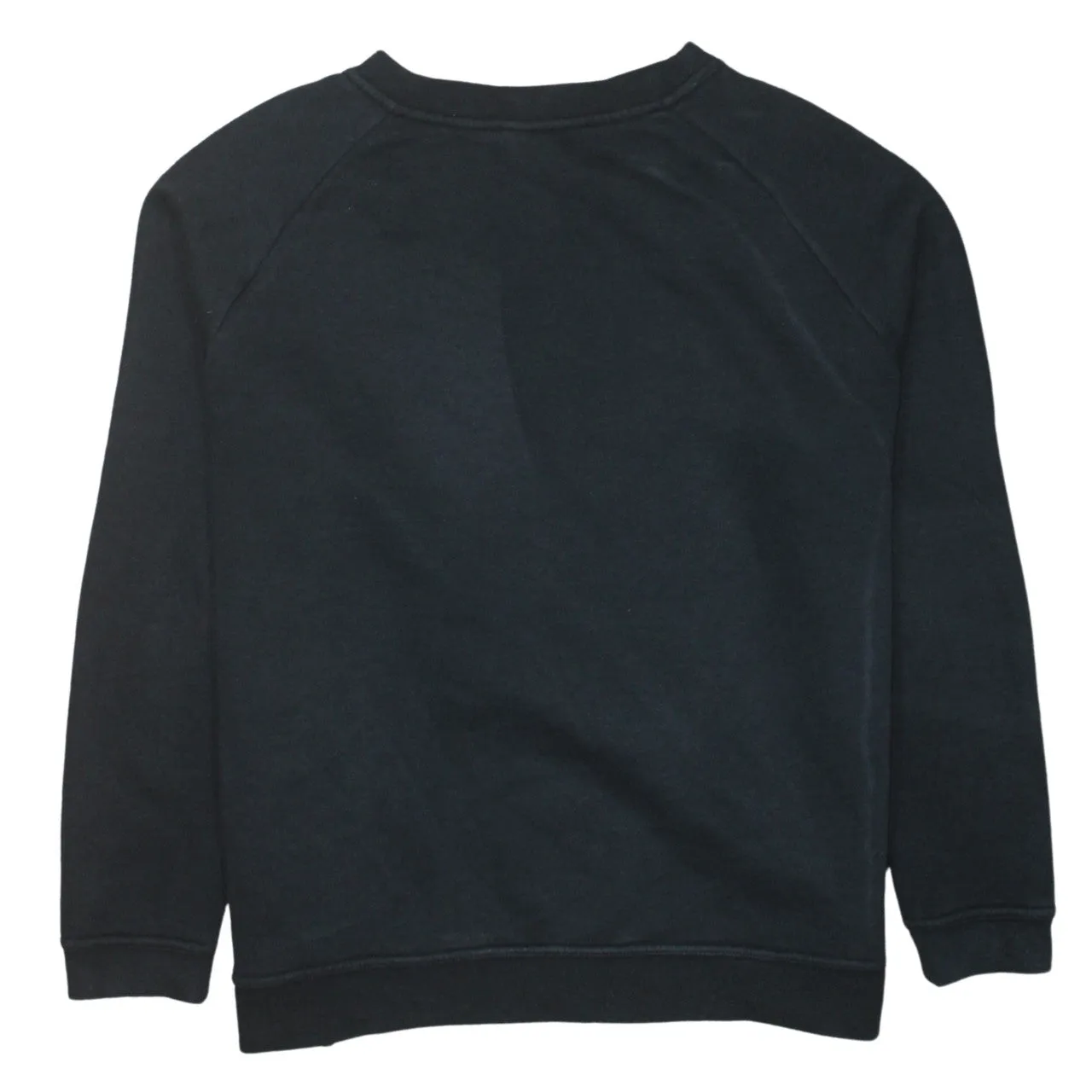 Nike Black Sweatshirt Men's Large Printed Logo Crewneck Pullover Fleece Top sold by Vintage Club product image thumbnail 2