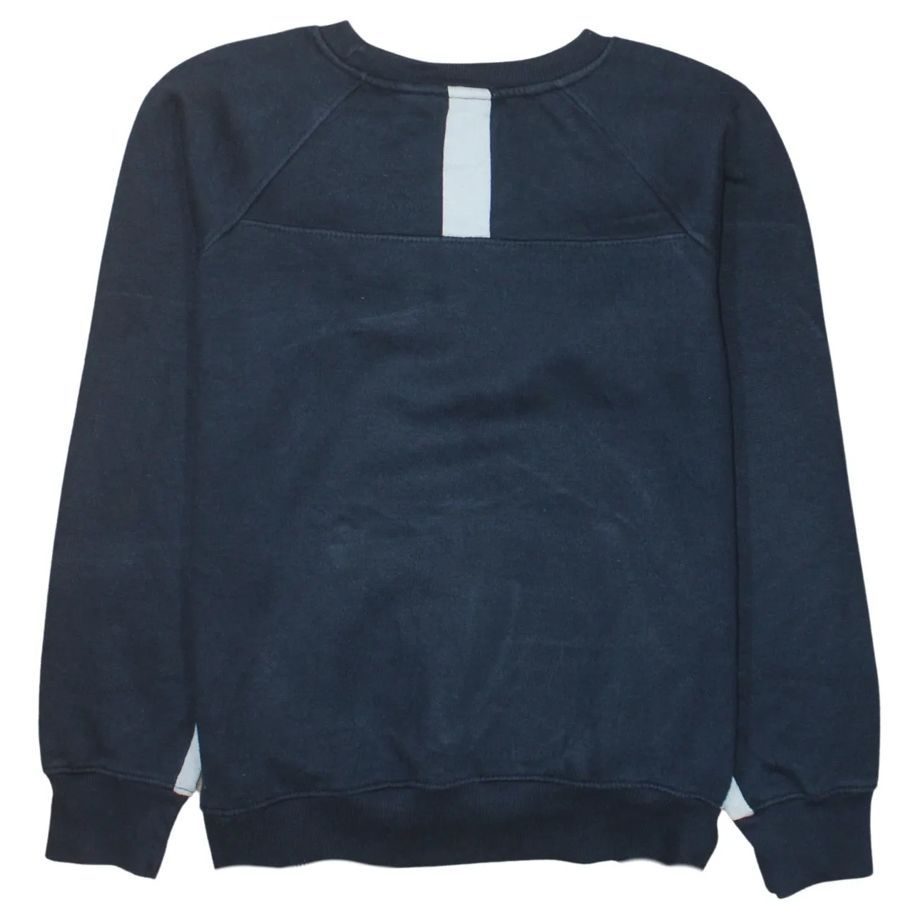 Nike Navy Blue Sweatshirt Men's Medium Printed Logo Front Pouch Crewneck Pullover sold by Vintage Club product image thumbnail 2