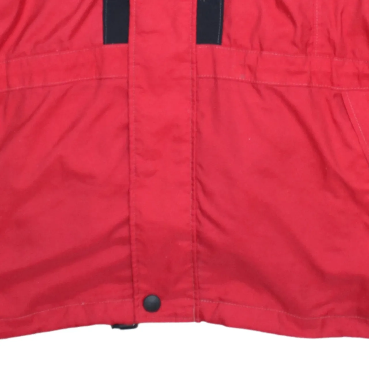 Columbia Red Colour Block Hooded Jacket Men's Medium Embroidered Logo Zip Pockets Windbreaker Outerwear sold by Vintage Club product image thumbnail 4