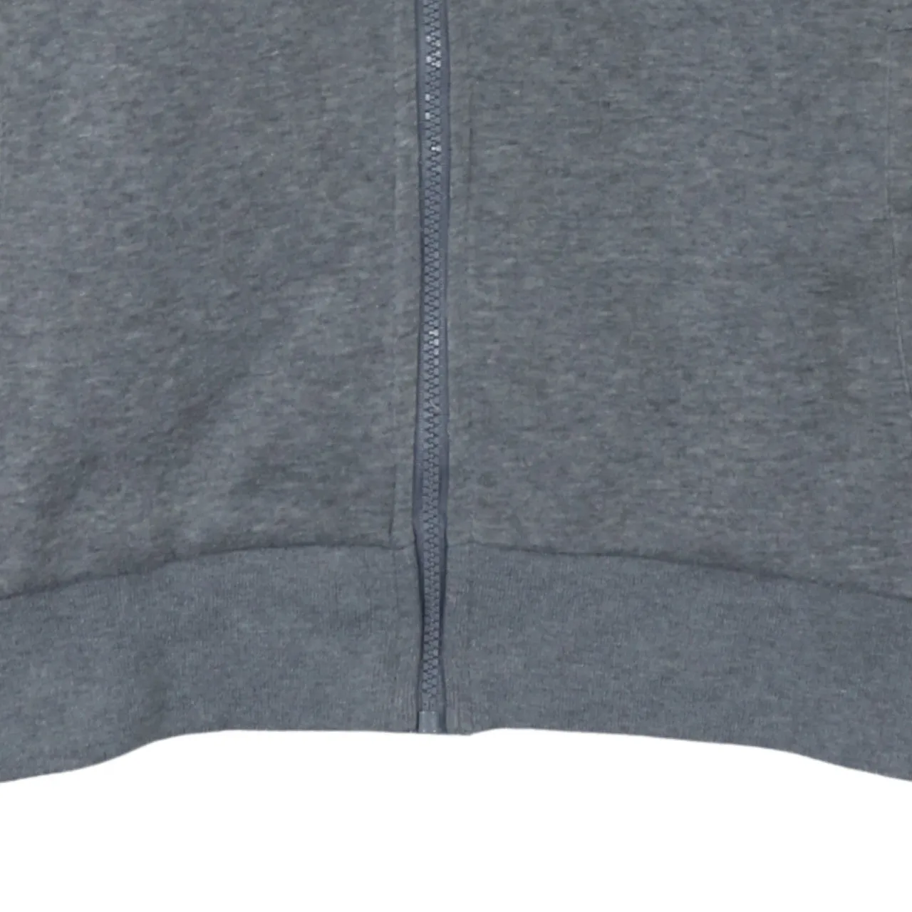 Adidas Grey Full Zip Hoodie Women's Large Colour Block Trefoil Printed Logo Sweatshirt Top sold by Vintage Club product image thumbnail 4