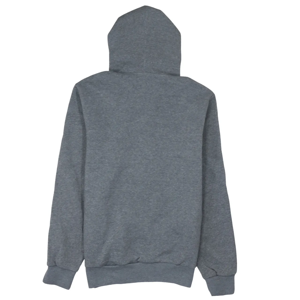 Adidas Grey Full Zip Hoodie Women's Large Colour Block Trefoil Printed Logo Sweatshirt Top sold by Vintage Club product image thumbnail 2