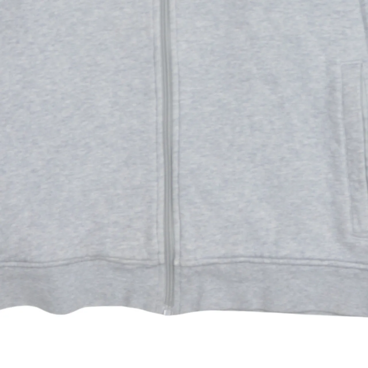Lacoste Light Grey Hoodie Women’s Medium Full Zip Embroidered Croc Logo Pockets Sweatshirt sold by Vintage Club product image thumbnail 4