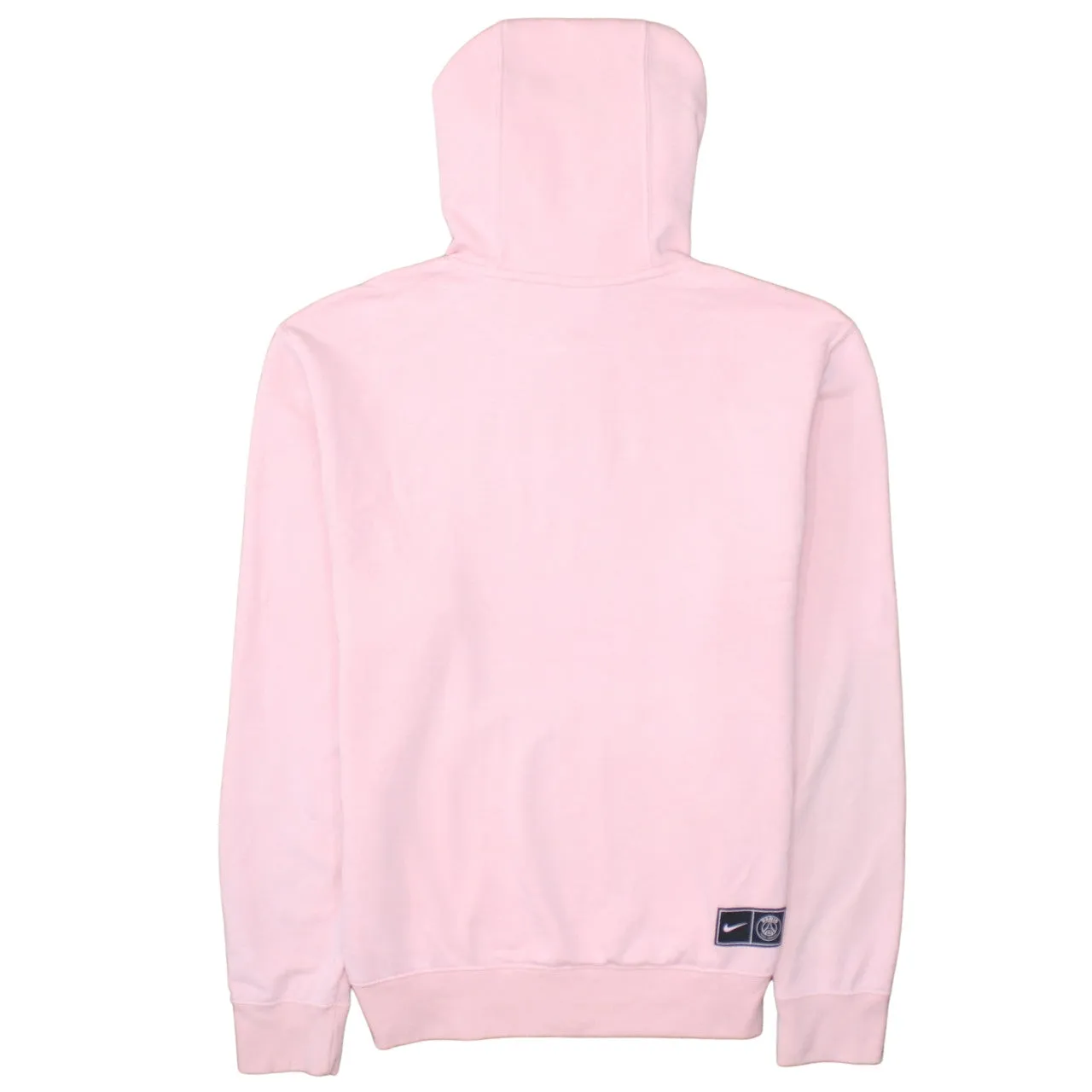 Nike Light Pink Hoodie Men's Small Embroidered Paris Swoosh Front Pocket Pullover Sweatshirt sold by Vintage Club product image thumbnail 2
