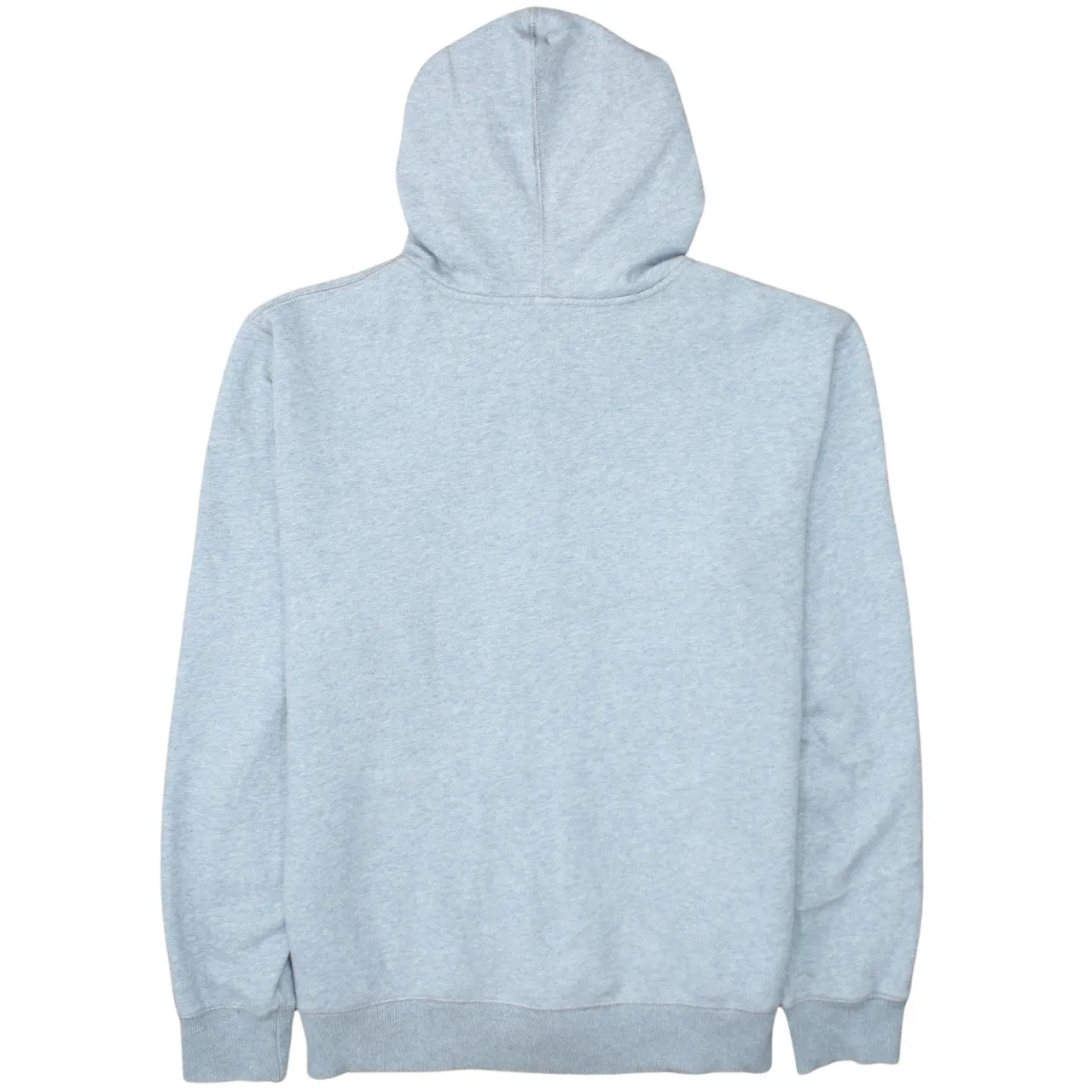 Nike Light Grey Full Zip Hoodie Men's Large Embroidered Logo Split Pocket Sweatshirt sold by Vintage Club product image thumbnail 2