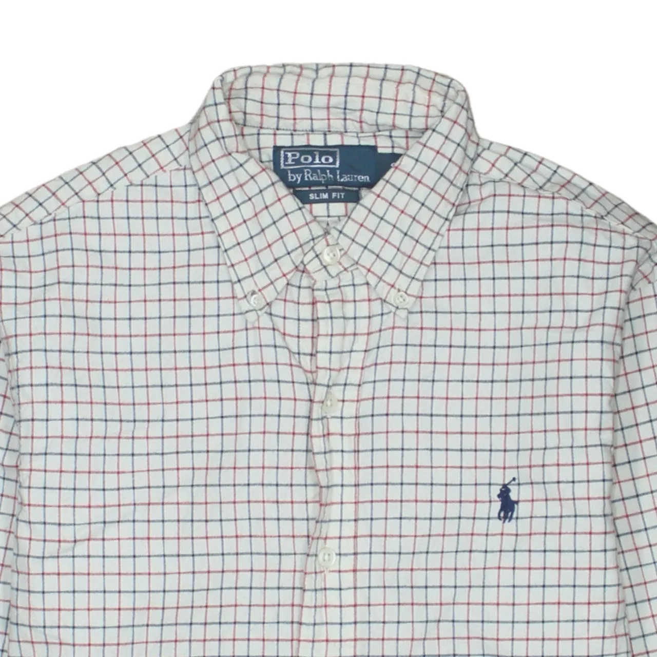Polo Ralph Lauren Cream Check Shirt Men's Small Embroidered Pony Logo Button Down sold by Vintage Club product image thumbnail 3