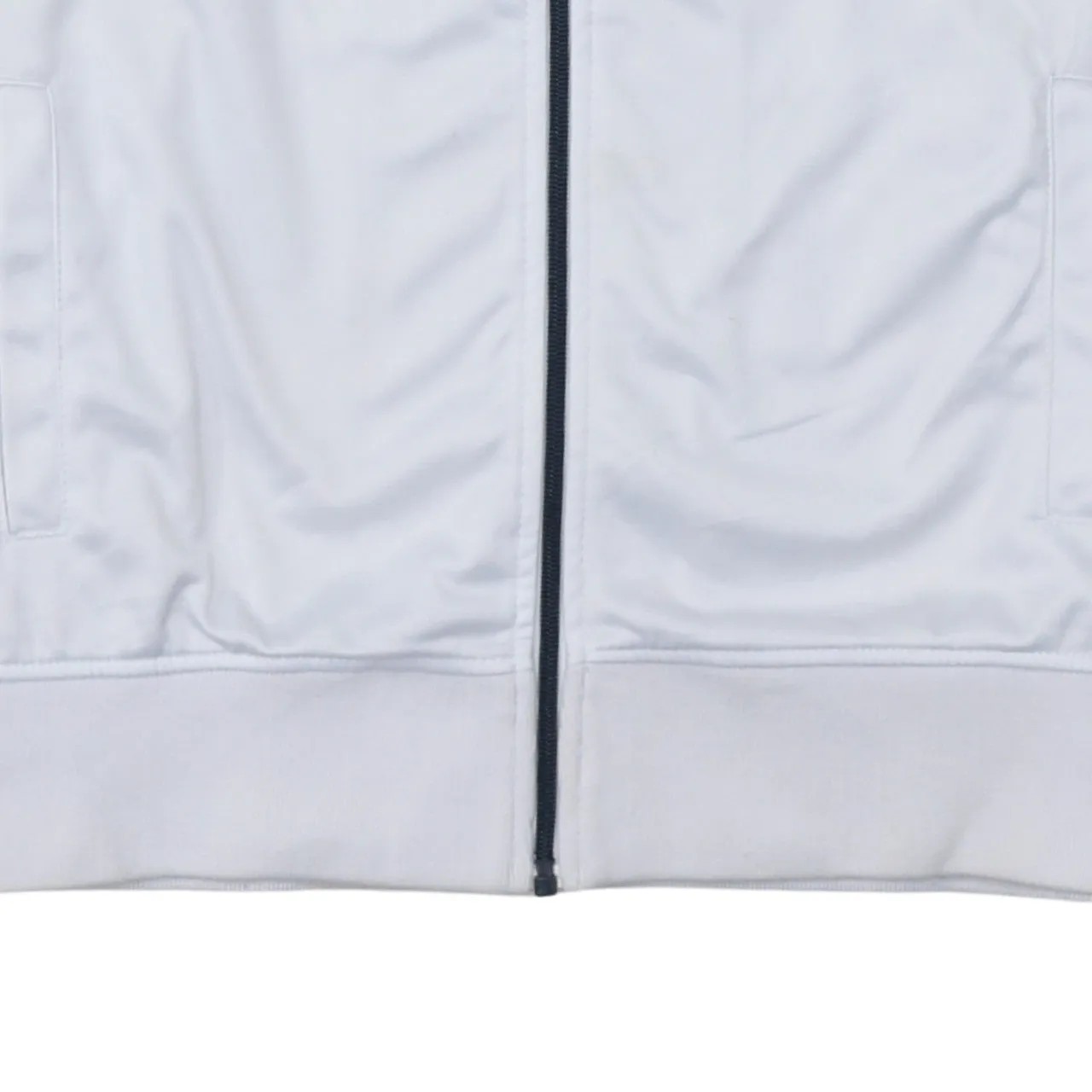 Ellesse White Track Jacket Men’s Medium Logo Tape Sleeves Full Zip Sweatshirt sold by Vintage Club product image thumbnail 4