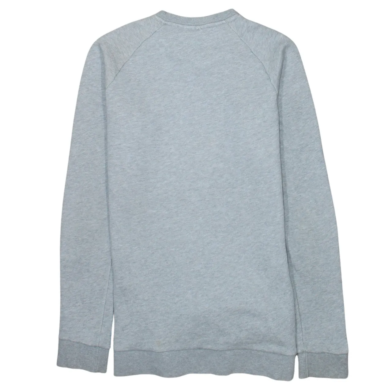 Adidas Light Grey Sweatshirt Men's XSmall Trefoil Printed Logo Crewneck Pullover Top sold by Vintage Club product image thumbnail 2