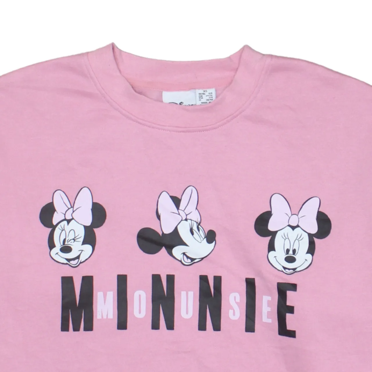 Disney Pink Sweatshirt Women's XSmall Minnie Mouse Printed Graphic Crewneck Pullover Top sold by Vintage Club product image thumbnail 3