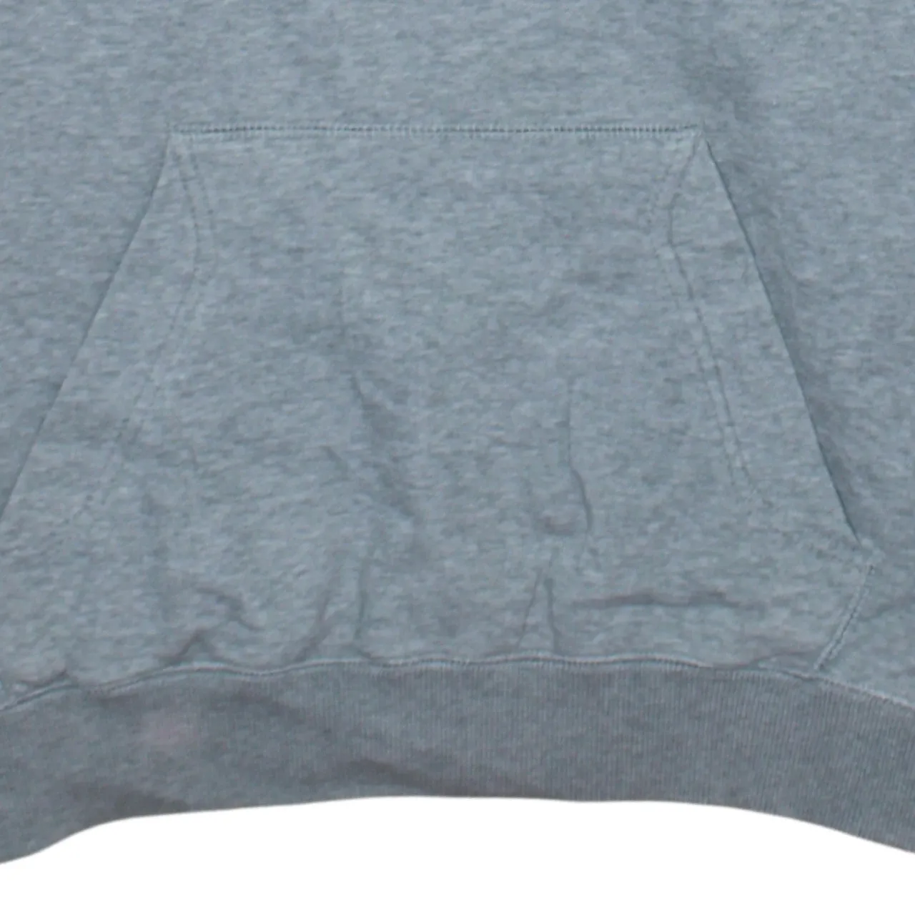 Nike Grey Hoodie Men’s Large Printed Swoosh Logo Front Pouch Pullover Sweatshirt sold by Vintage Club product image thumbnail 4