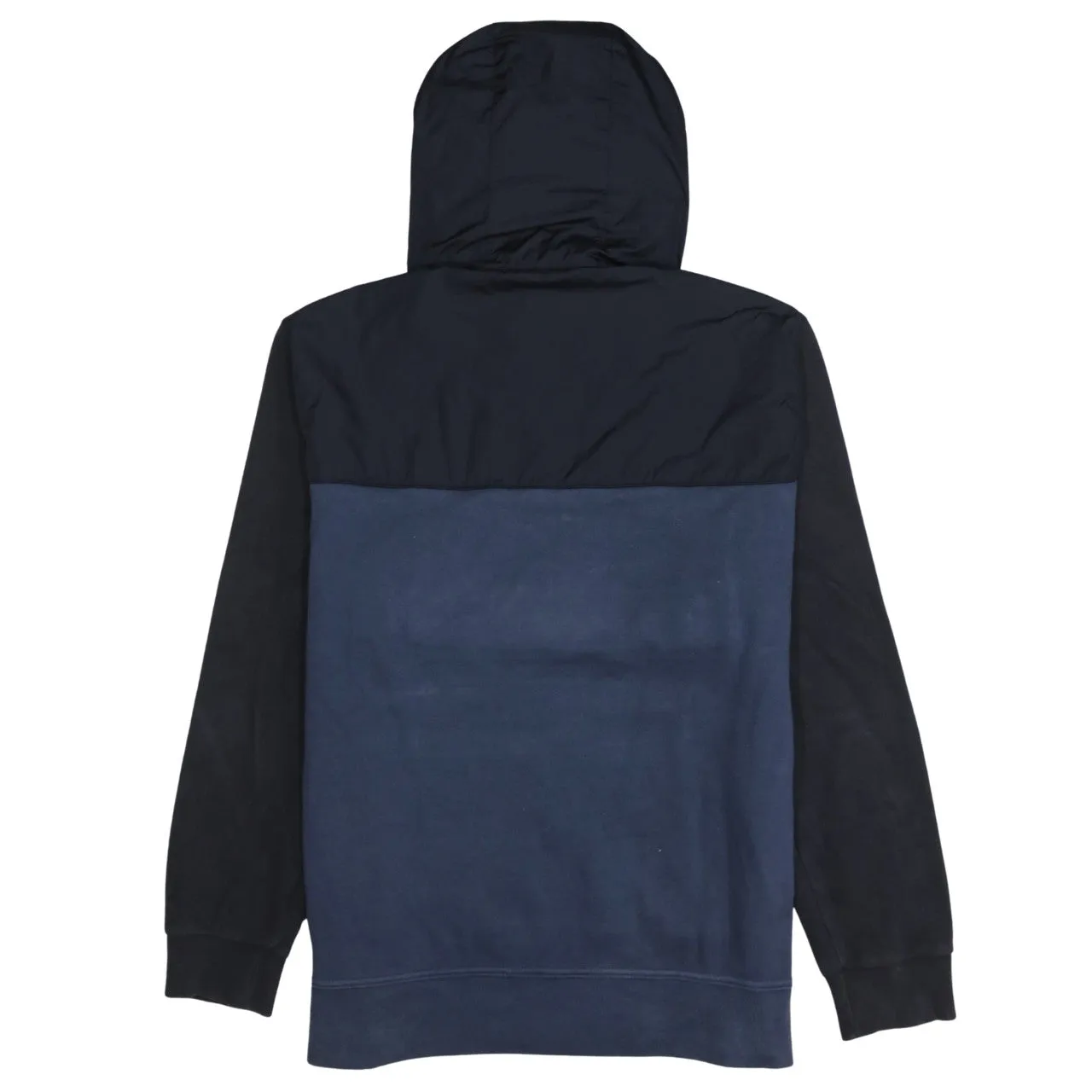 Champion Black Navy Hoodie Women's Large Embroidered Logo Half Zip Front Pocket Pullover Sweatshirt sold by Vintage Club product image thumbnail 2