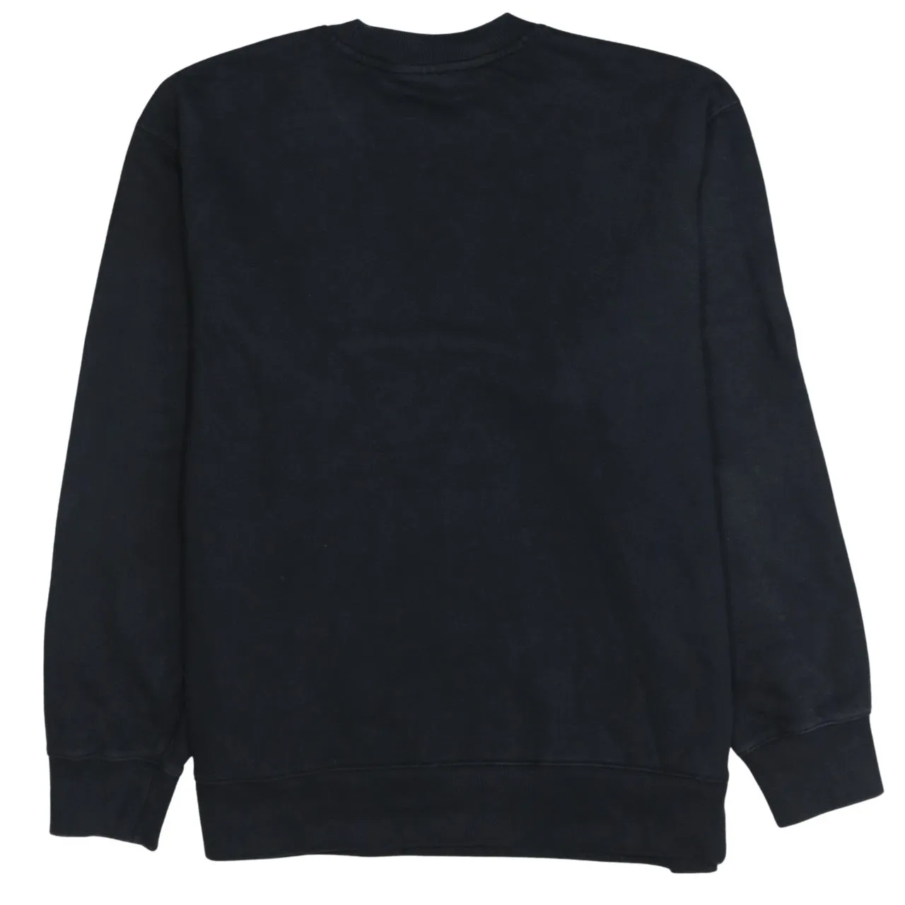 Adidas Black Sweatshirt Men's XXLarge Minimal Embroidered Chest Logo Crewneck Pullover Top sold by Vintage Club product image thumbnail 2