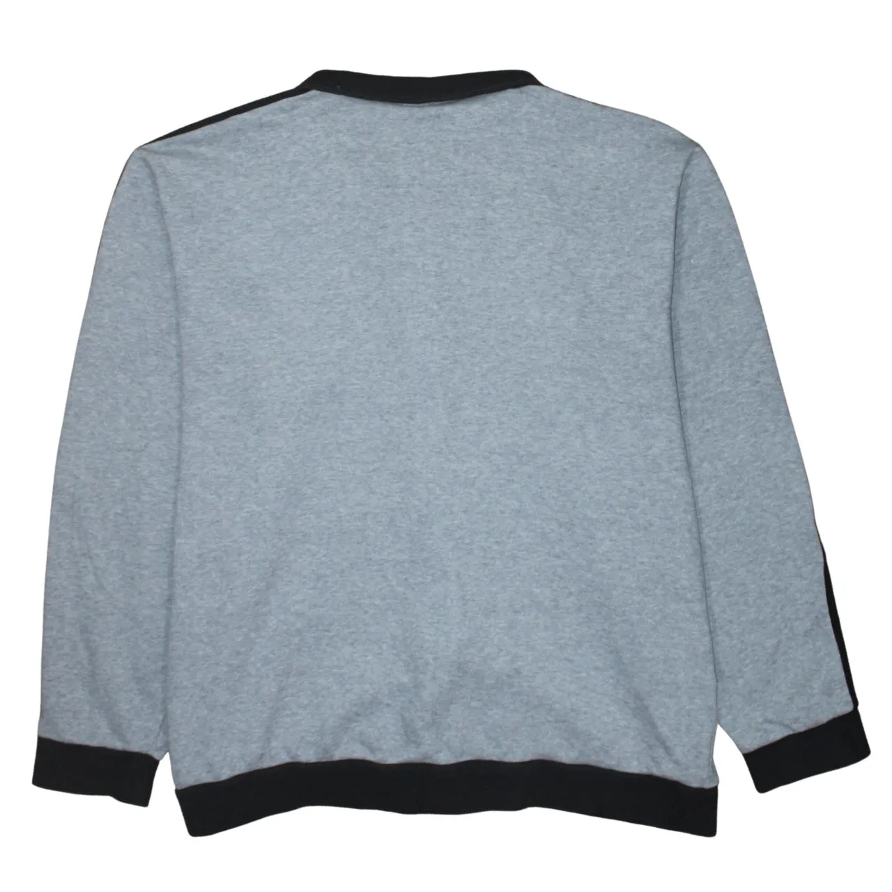 Adidas Grey Full Zip Sweatshirt Men's XXLarge Three Stripe Sleeve Embroidered Logo Track Top sold by Vintage Club product image thumbnail 2