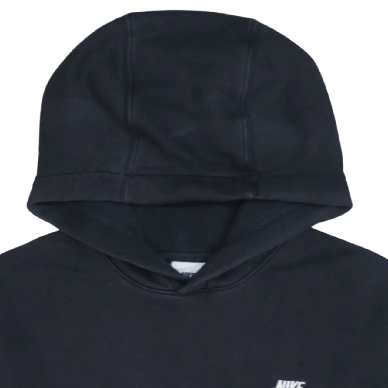 Nike Black Hoodie Men’s XSmall Embroidered Swoosh Logo Front Pocket Pullover Sweatshirt sold by Vintage Club product image thumbnail 3