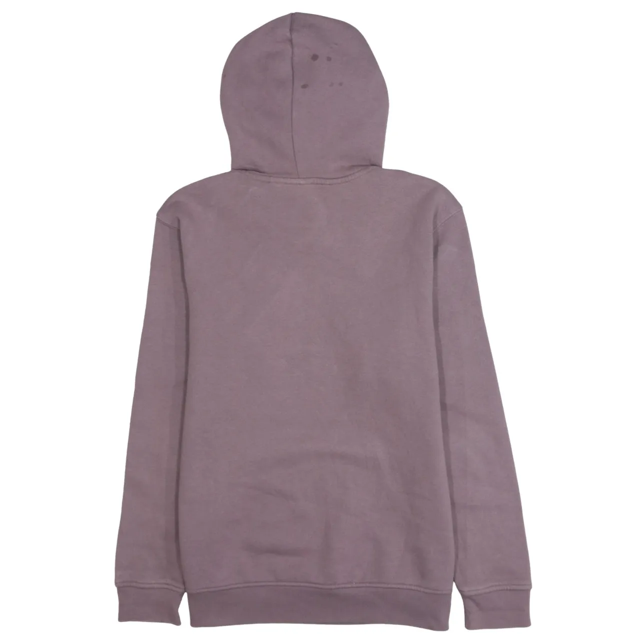 Adidas Mauve Pink Hoodie Women’s Medium Small Trefoil Printed Logo Front Pocket Pullover Sweatshirt sold by Vintage Club product image thumbnail 2