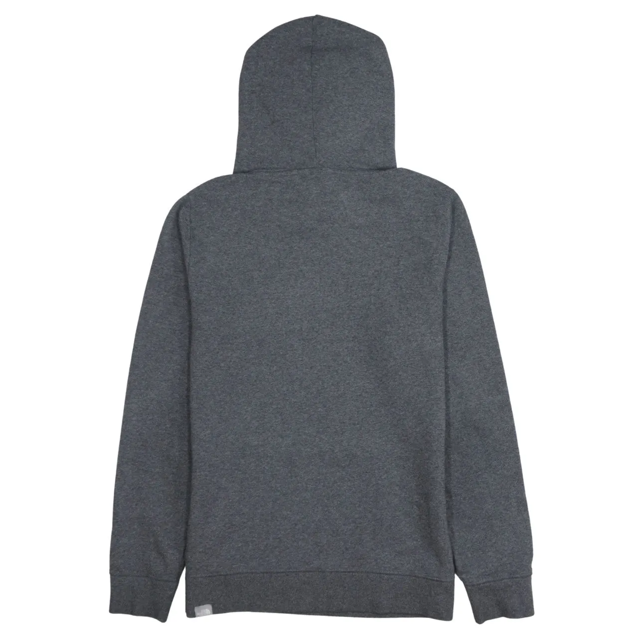 The North Face Dark Grey Hoodie Women's Medium Embroidered Logo Front Pocket Pullover Sweatshirt sold by Vintage Club product image thumbnail 2