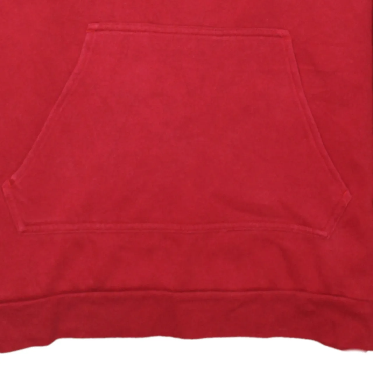 Adidas Red Hoodie Men's Small Embroidered Logo Drawstring Pocket Pullover Sweatshirt sold by Vintage Club product image thumbnail 4