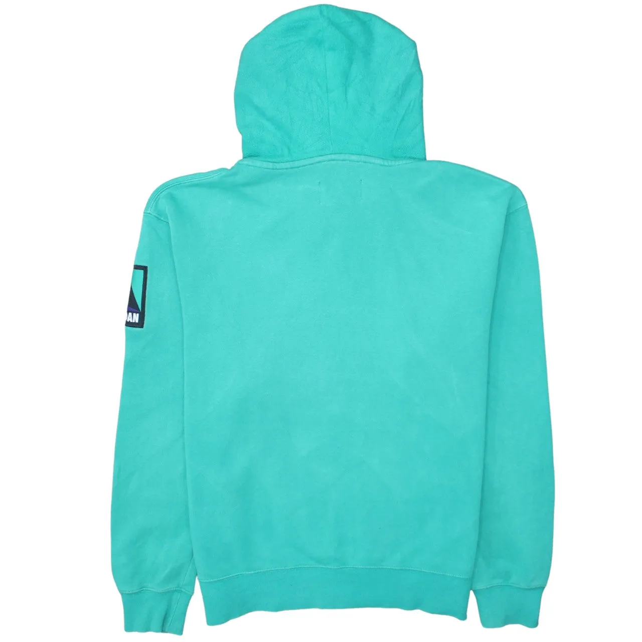 Jordan Teal Green Hoodie Men's Medium Printed Graphic Logo Sleeve Patch Pullover Sweatshirt sold by Vintage Club product image thumbnail 2