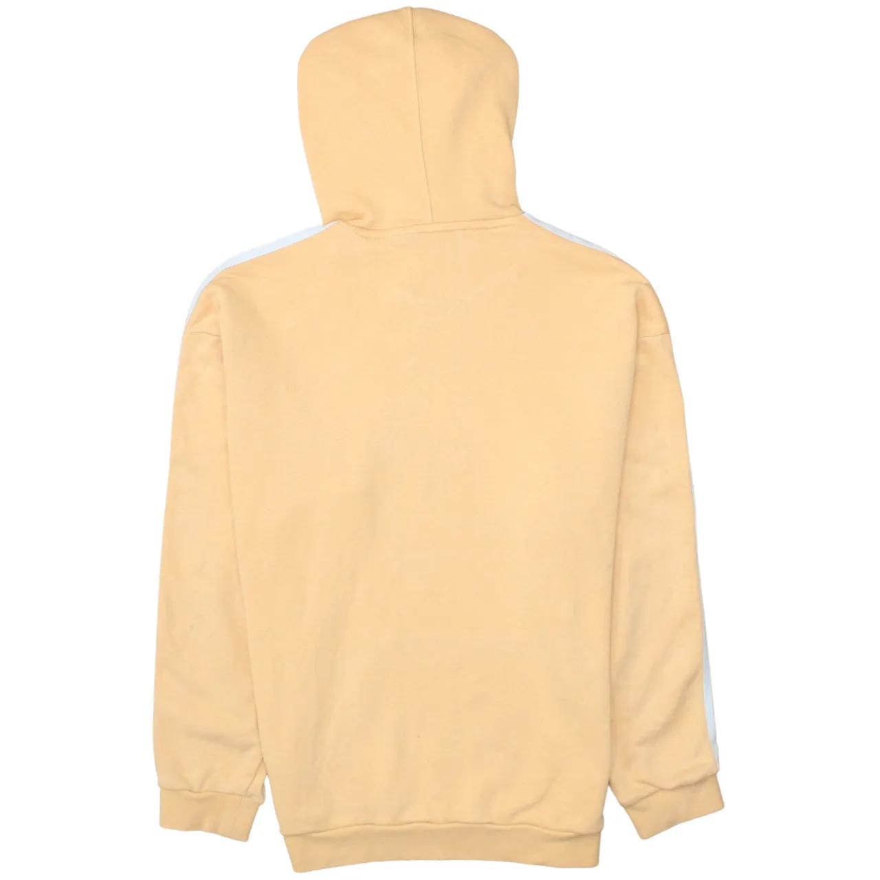 Adidas Pastel Orange Hoodie Women’s XSmall Trefoil Printed Logo Three Stripe Sleeves Pullover sold by Vintage Club product image thumbnail 2