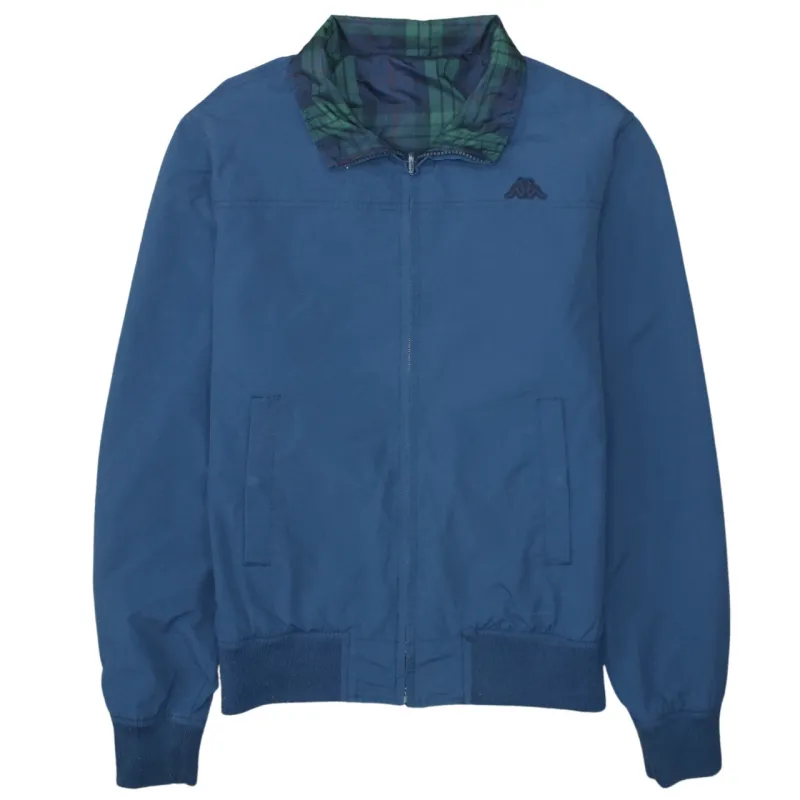 Kappa Navy Blue Jacket Men's Small Zip Harrington Style Embroidered Logo Pockets Windbreaker sold by Vintage Club