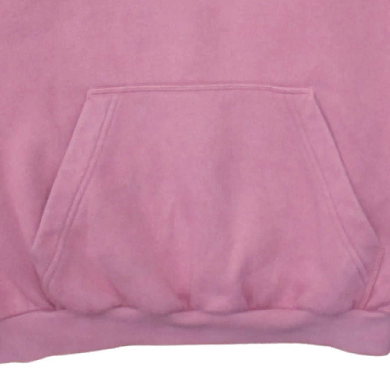 Adidas Pink Hoodie Women’s XSmall Printed Trefoil Logo Pullover Fleece Sweatshirt Top sold by Vintage Club product image thumbnail 4