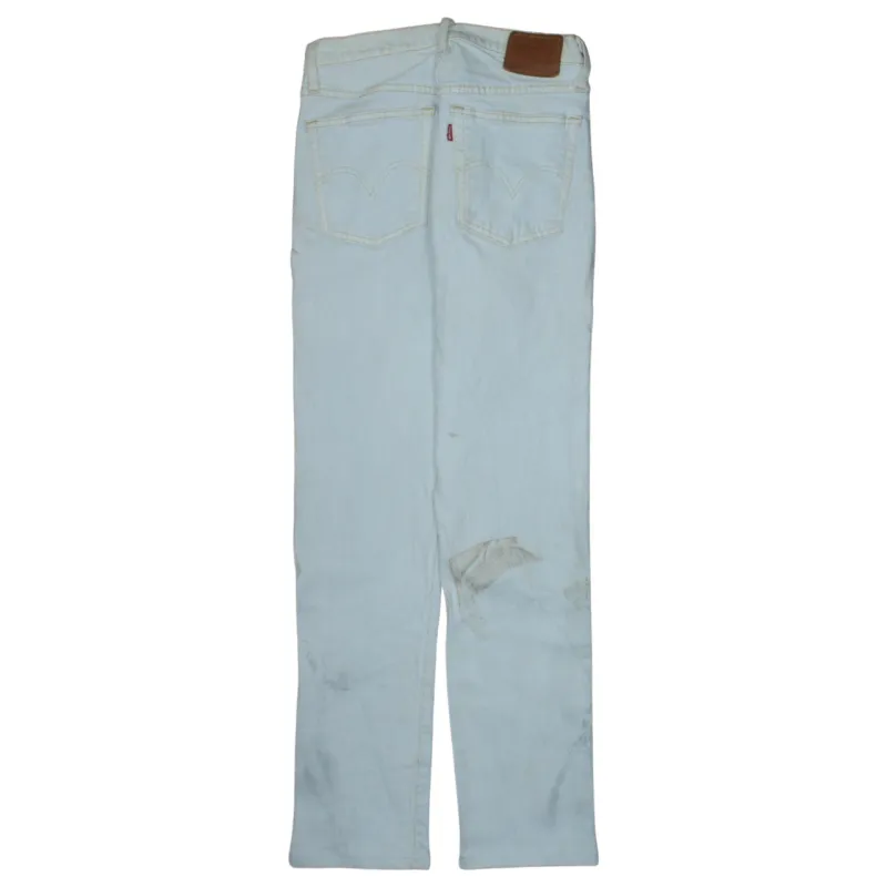 Levi Strauss Light Blue Jeans Men's 26 Straight Leg Five Pocket Denim Pants sold by Vintage Club
