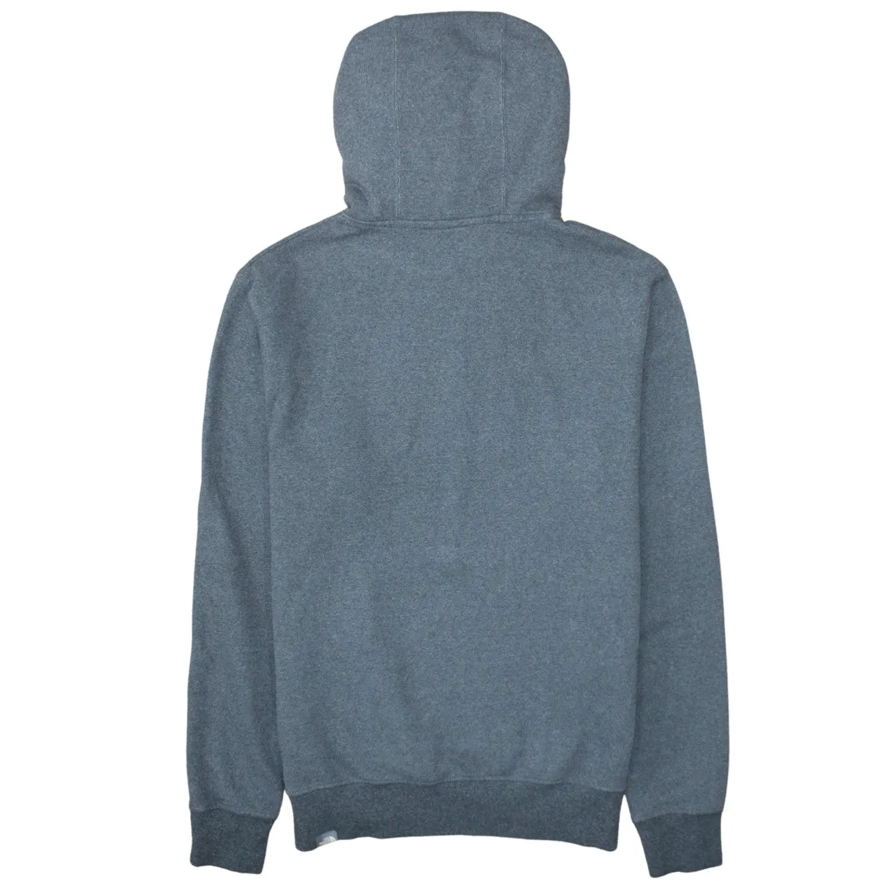 The North Face Grey Hoodie Men's Medium Printed Logo Fleece Lined Pullover Sweatshirt sold by Vintage Club product image thumbnail 2