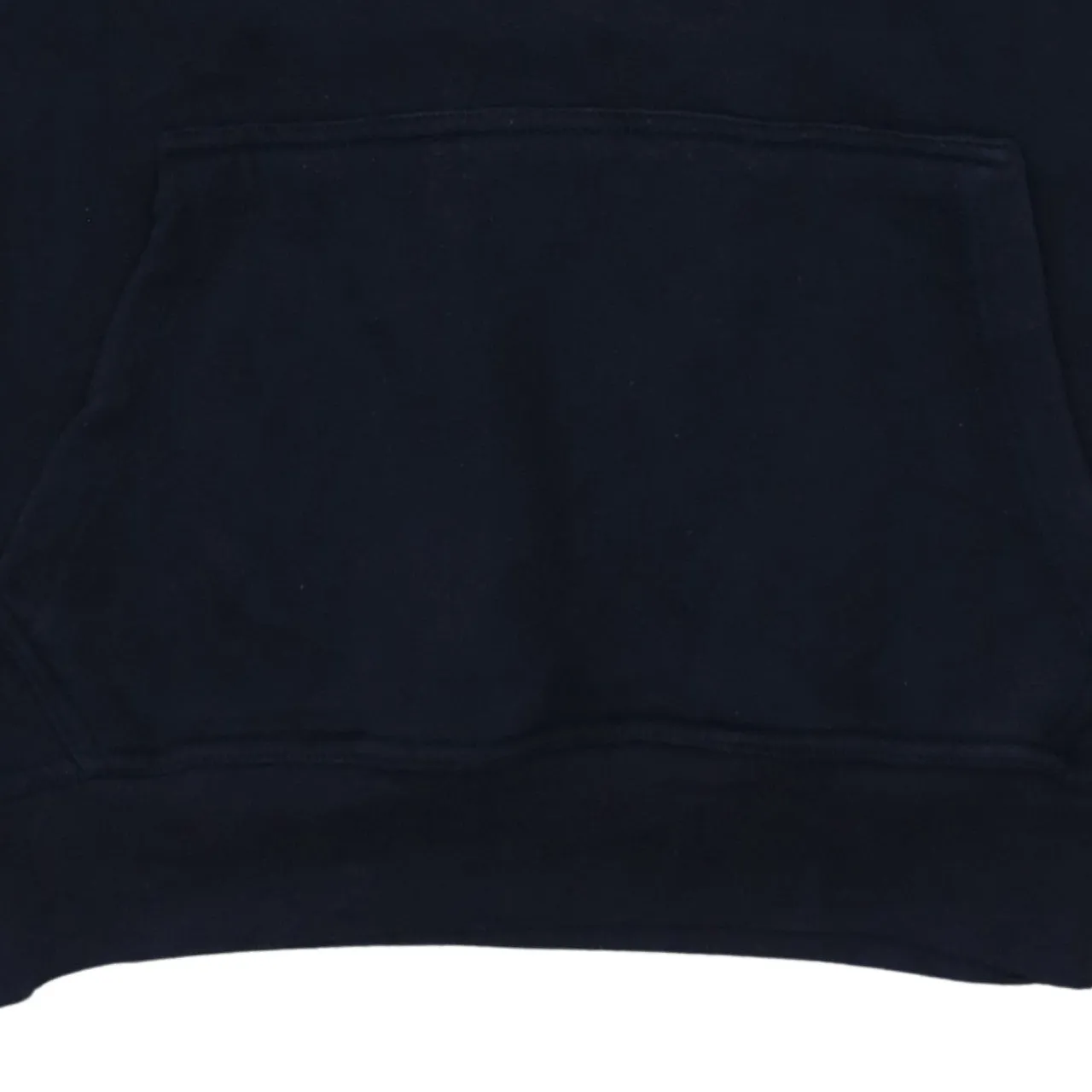 Nike Navy Blue Hoodie Women's Large Embroidered Swoosh Logo Front Pocket Pullover Sweatshirt sold by Vintage Club product image thumbnail 4