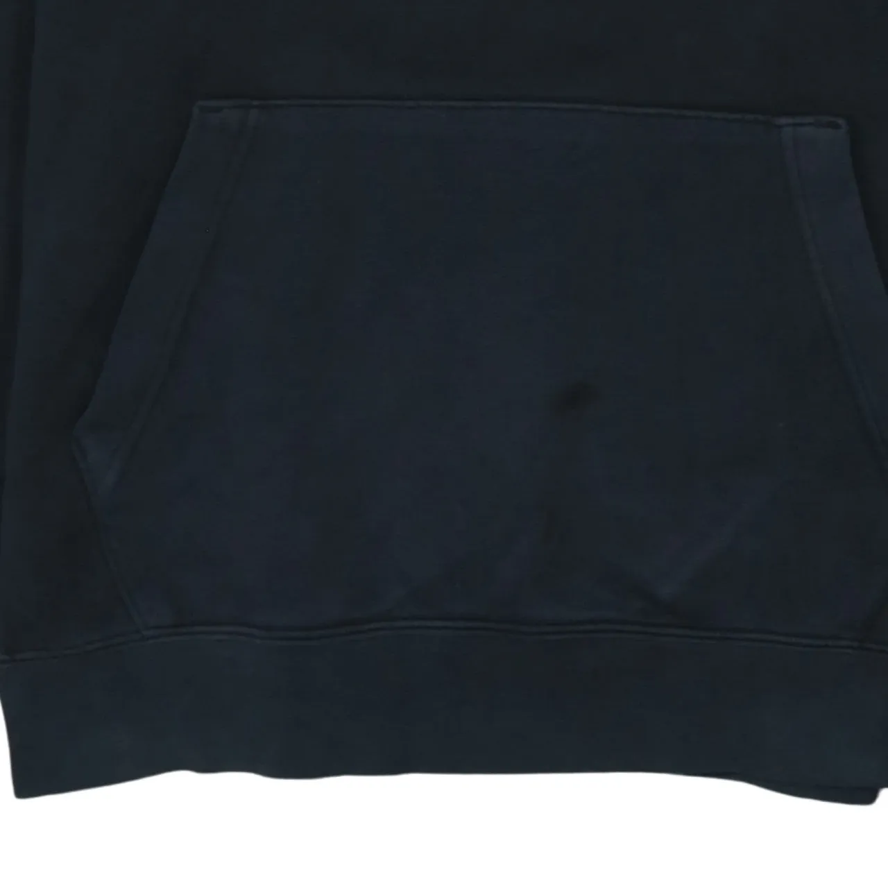 Nike Black Hoodie Men's Small Embroidered Mini Swoosh Logo Front Pocket Pullover Sweatshirt sold by Vintage Club product image thumbnail 4